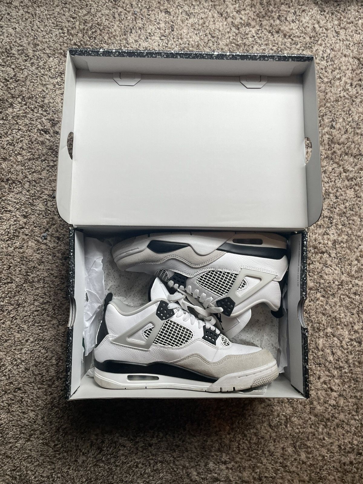 Nike Jordan 4 Military Black Size US 8 / EU 41 - 9 Thumbnail