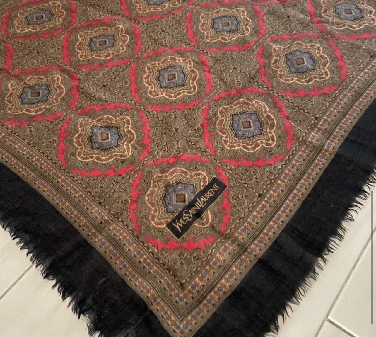Yves Saint Laurent Ysl vintage scarf Size ONE SIZE - 5 Thumbnail