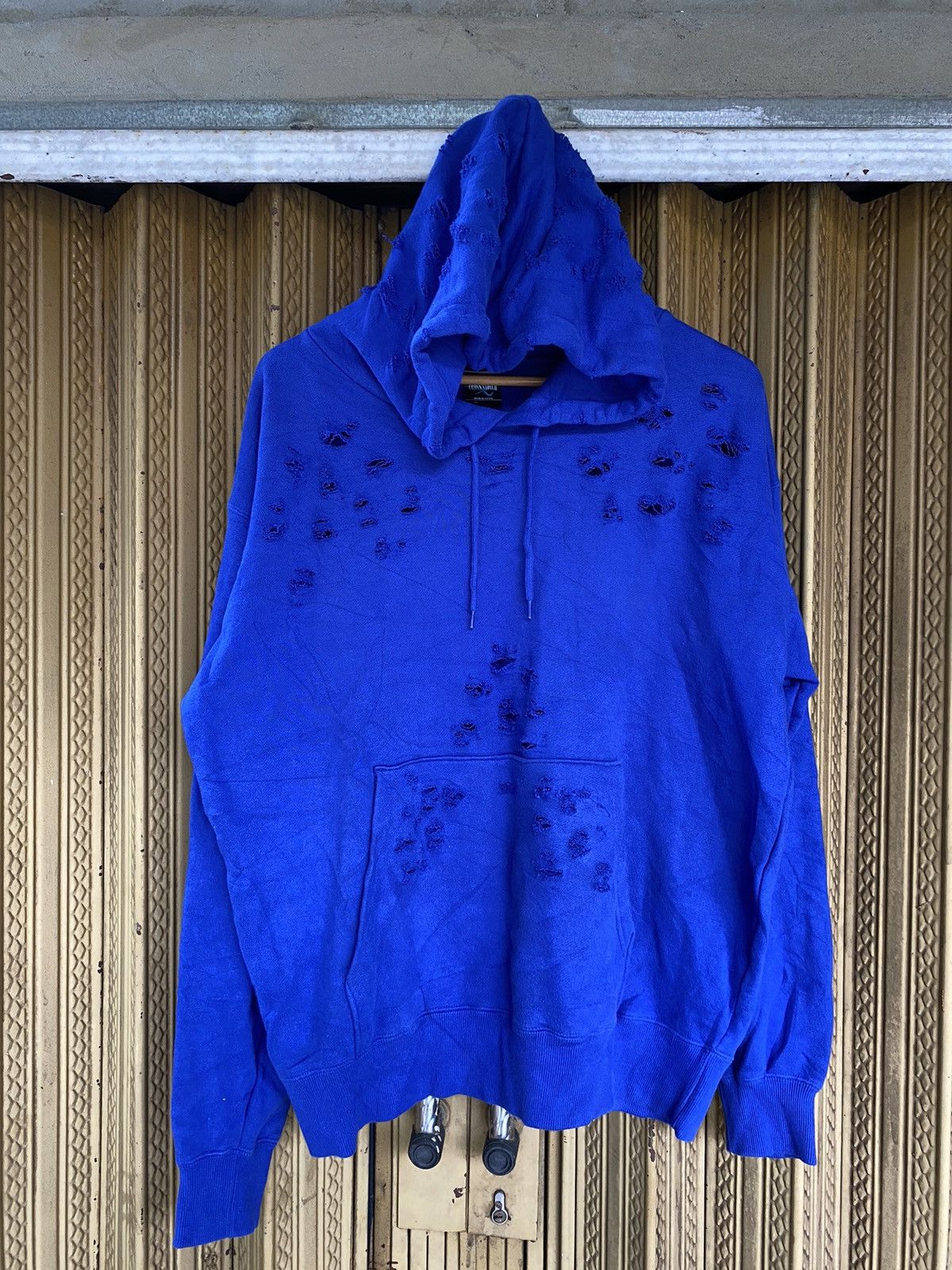 Beauty Beast Destroyed hoodie by cross stitch japanese brand Size US L / EU 52-54 / 3 - 1 Thumbnail