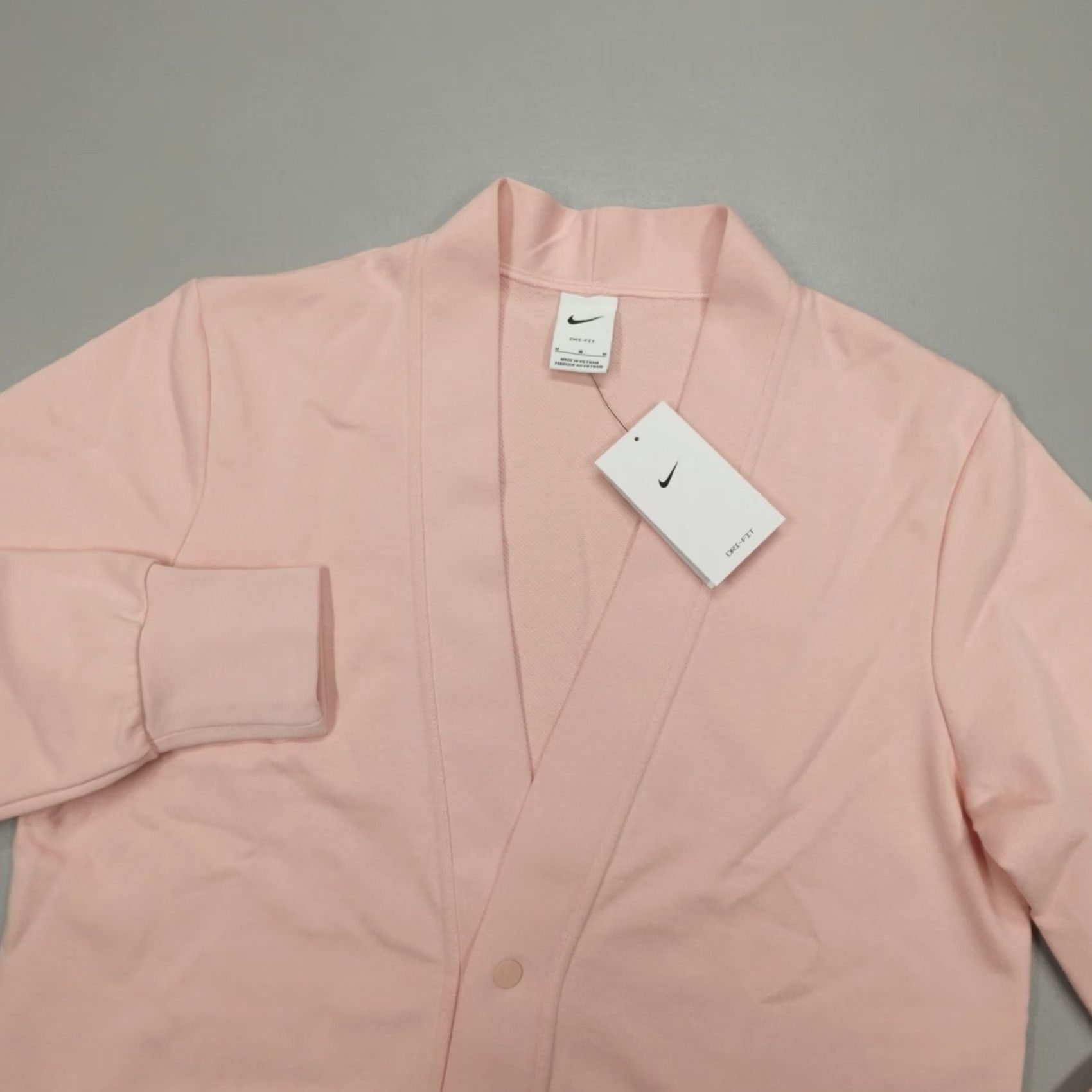 Nike Nike Golf Cardigan Standard Issue Mens Size M Pink Regular Fit Long Sleeve V-Neck Sweater Size US M / EU 48-50 / 2 - 2 Thumbnail