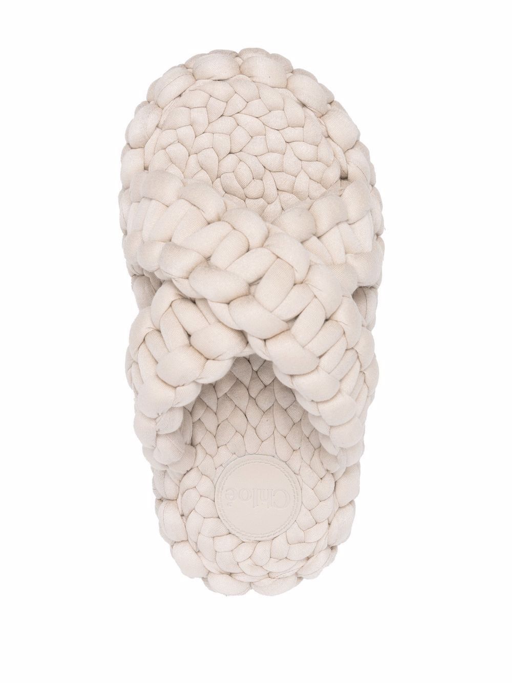 Chloe o1y0825 Slippers in Off-White Size US 7 / IT 37 - 4 Thumbnail