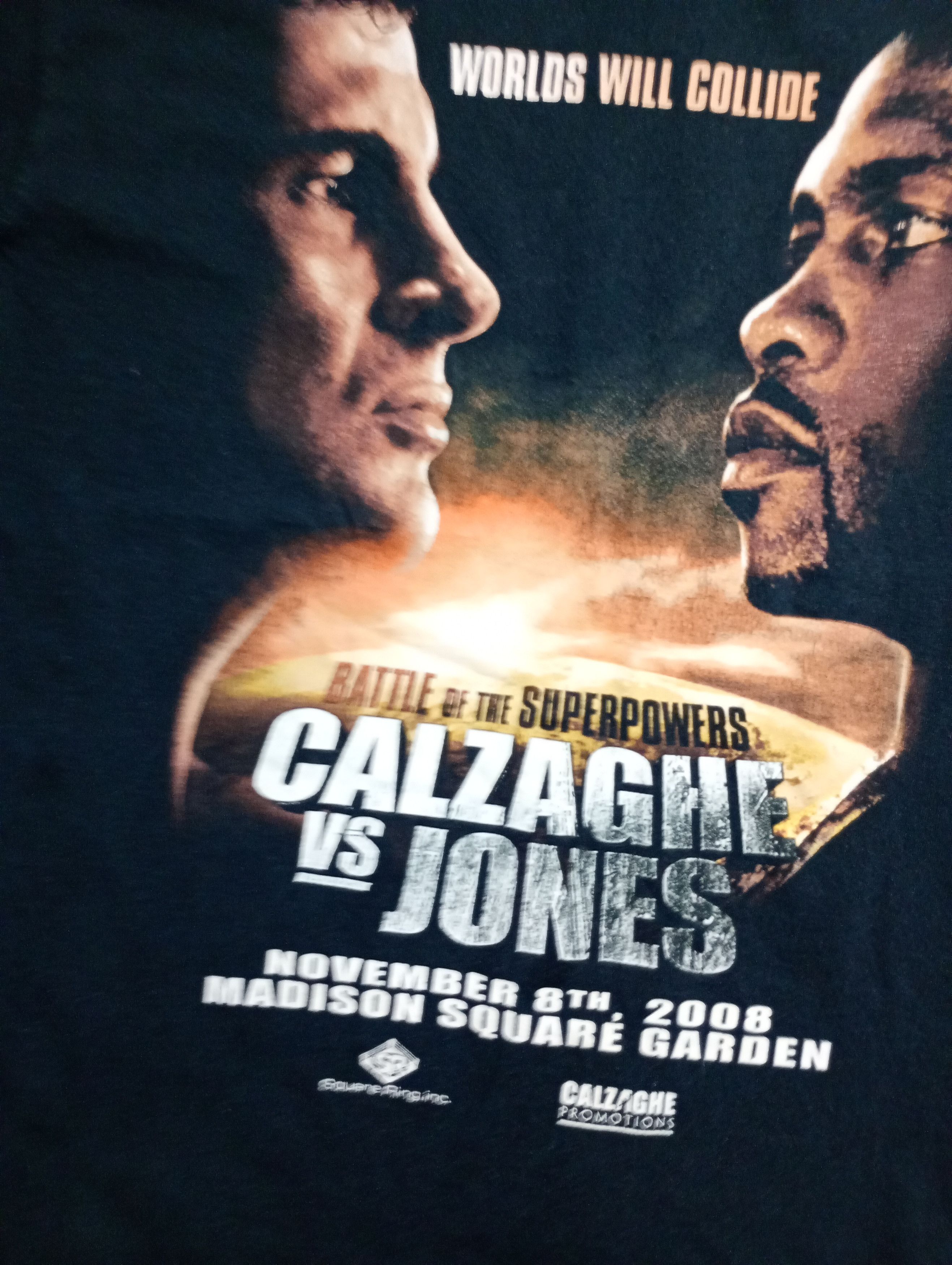 Gildan × Vintage Gildan Calzaghe vs Jones November 8th 2008 T-Shirt Size US M / EU 48-50 / 2 - 5 Thumbnail