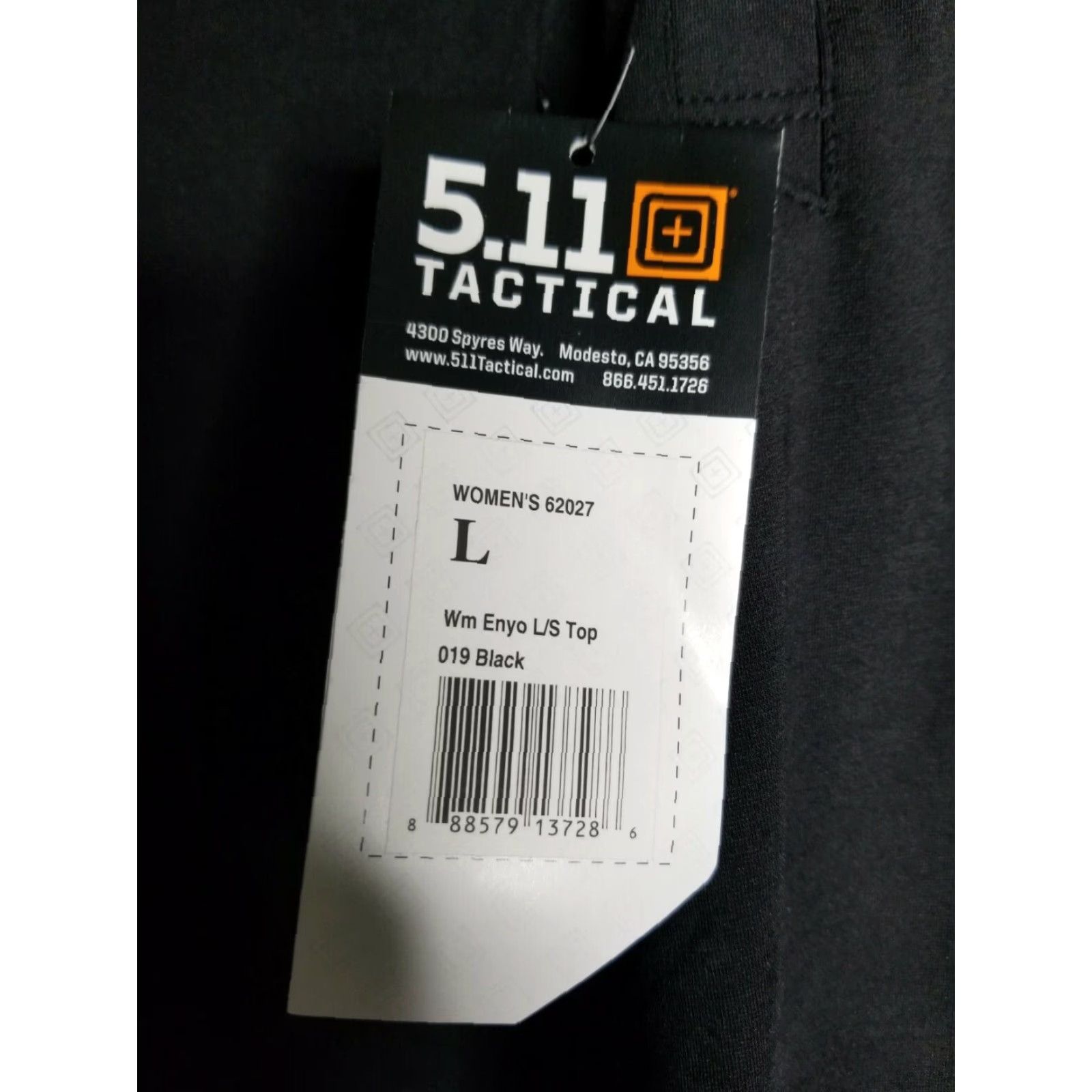 Vintage 5.11 Tactical Women's Long Sleeve Polo Shirt Black L Size L / US 10 / IT 46 - 3 Thumbnail