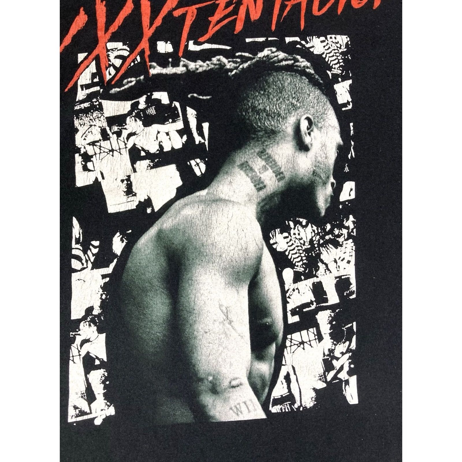 Vintage VINTAGE XXXtentacion Graphic T-shirt Women Medium Black Short Sleeve Rap Music Size M / US 6-8 / IT 42-44 - 2 Thumbnail