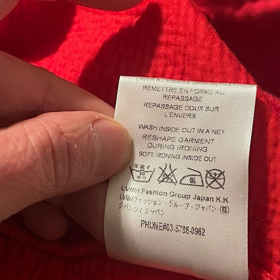 Givenchy Authentic Givenchy 17 Tisci Red Damaged Processed Hoodie Size US S / EU 44-46 / 1 - 12 Thumbnail