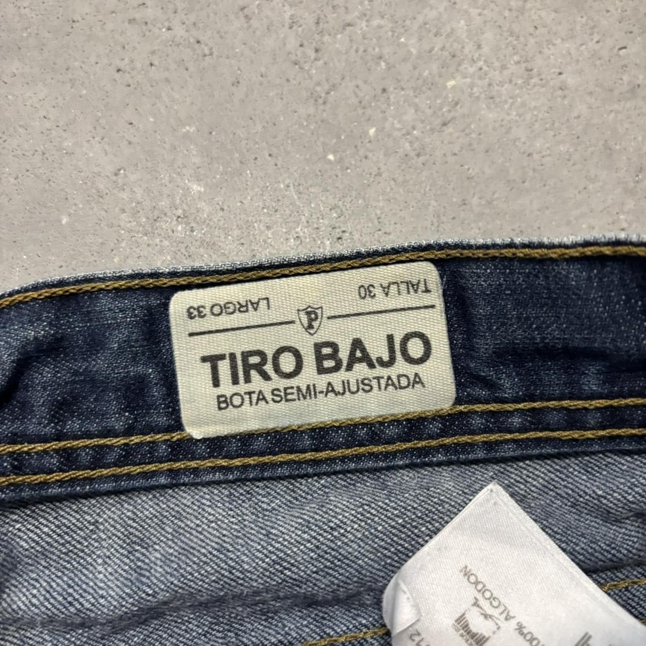 Japanese Brand × Vintage Crazy Vintage Y2K/2000s Grunge Faded Dark Wash Denim Jeans! Size US 30 / EU 46 - 8 Thumbnail