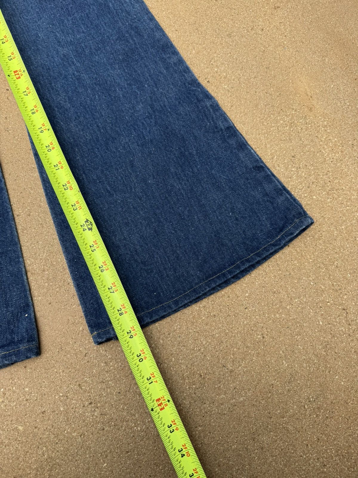 Levi's Vtg 80’s Levi’s 684 Orange Tab Bellbottom Floral Jeans 28x29 Size US 28 / EU 44 - 10 Thumbnail