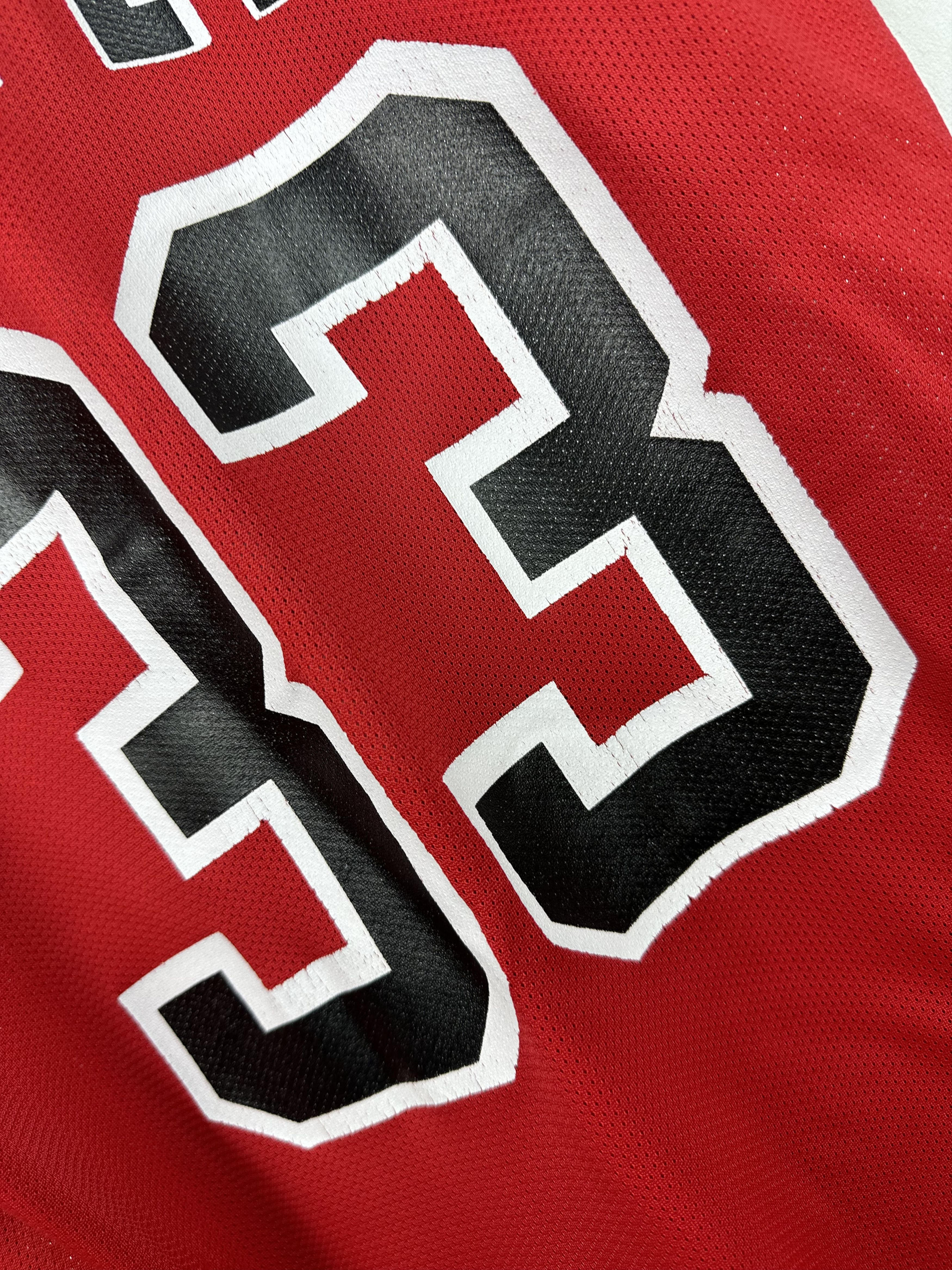 Champion × NBA × Vintage Vintage Pippen Chicago Bulls #33 Red Jersey NBA Rare Size US L / EU 52-54 / 3 - 16 Thumbnail