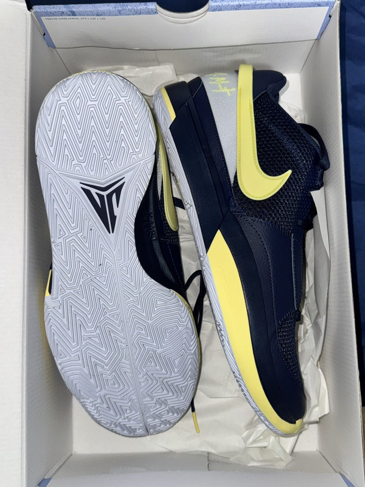 Nike × Other Brand New Ja Morant Midnight Navy Size US 12 / EU 45 - 2 Thumbnail