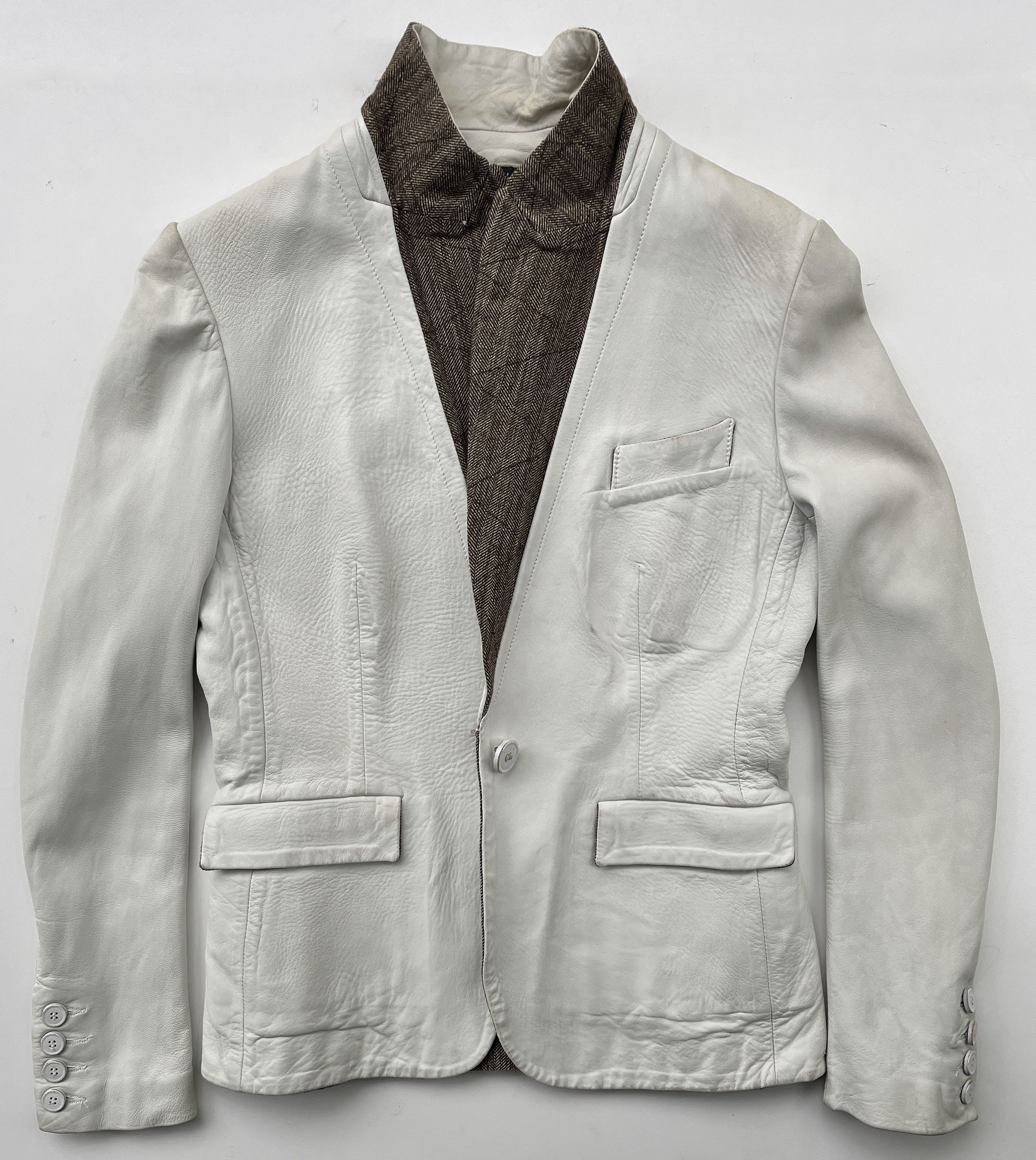 Isaac Sellam Experience Isaac Sellam Leather Blazer Size M / US 6-8 / IT 42-44 - 13 Thumbnail