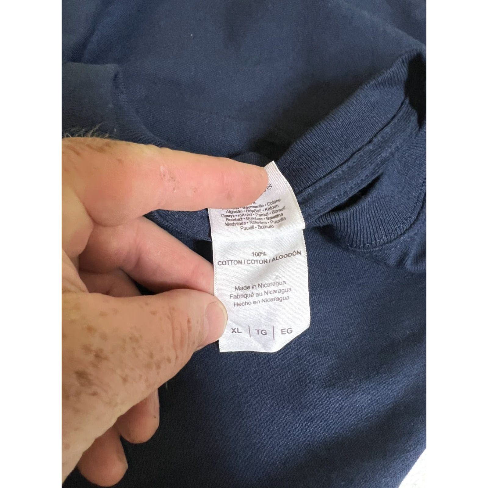 Gildan Gildan Mens XL T-Shirt It’s All About The Ride Blue Short Sleeve Motorcycle Crew Neck Size US XL / EU 56 / 4 - 3 Thumbnail