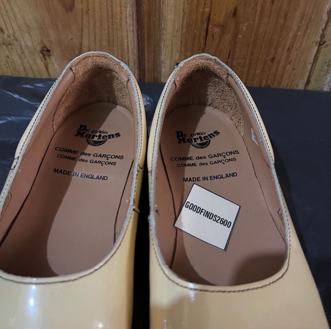 CDG by Comme des Garcons × Dr. Martens Rare Dr Martens x CDG Ballerina Flat Shoes Yellow Size US 6 / IT 36 - 3 Thumbnail
