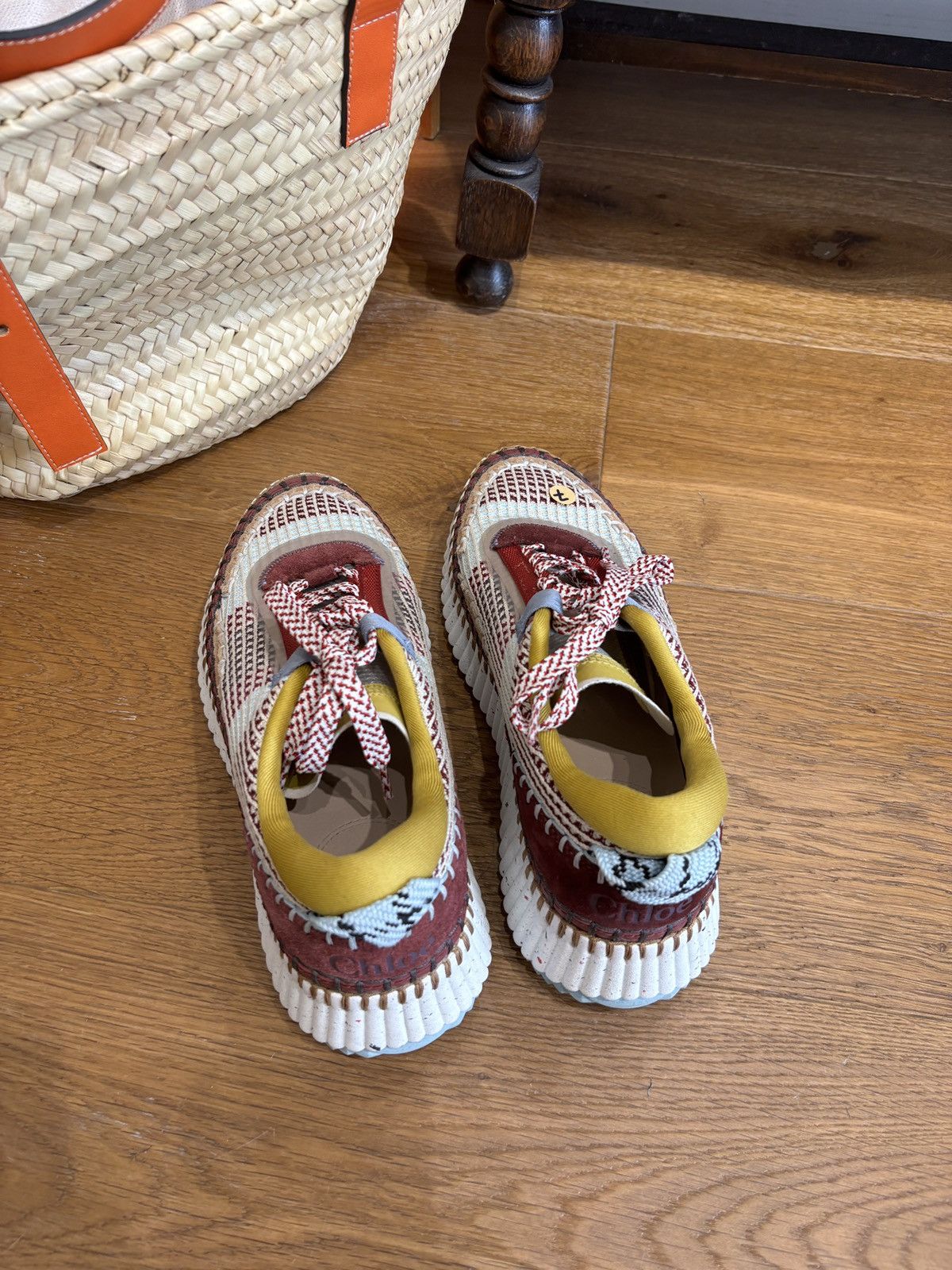 Chloe Chloé Nama sneakers mesh colorful Size US 7 / IT 37 - 11 Thumbnail
