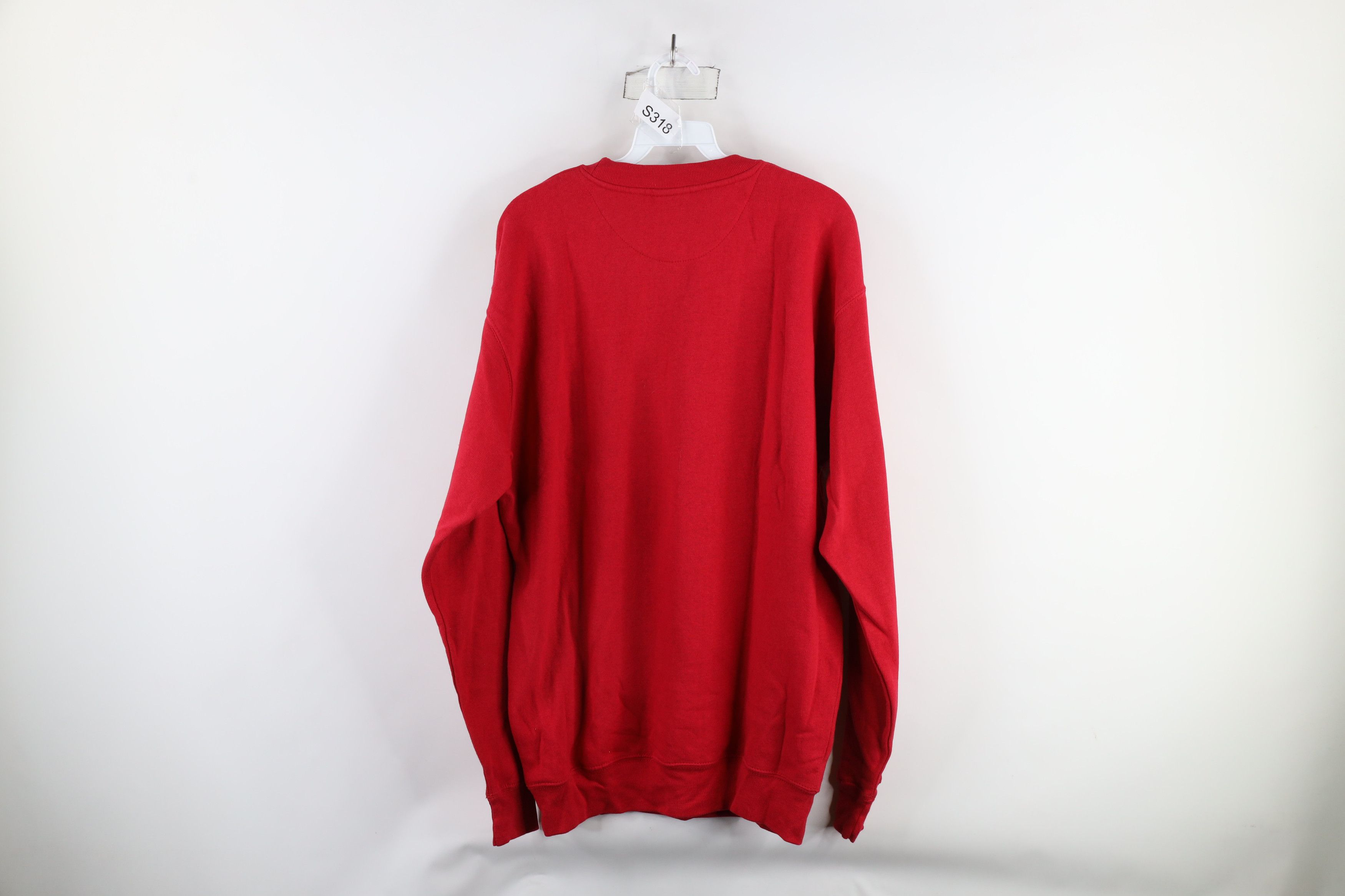 Vintage Vintage 90s State University Crewneck Sweatshirt Red Size US L / EU 52-54 / 3 - 7 Thumbnail