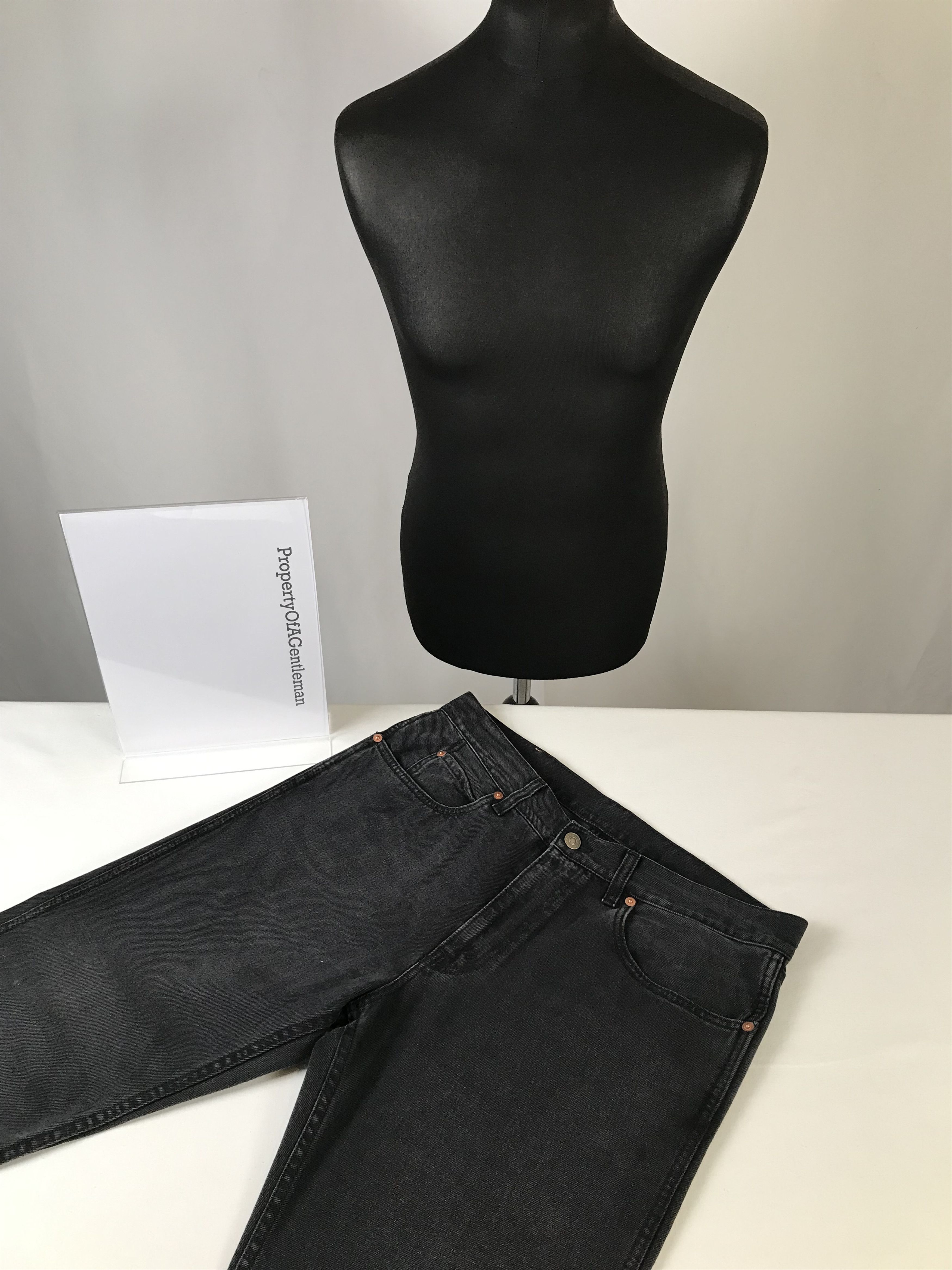 image of Men's Black Gucci Jeans (Size 34)