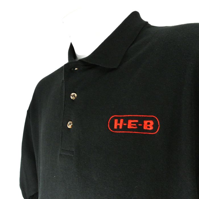 Mando HEB HEB Grocery Store Employee Uniform Black Polo Shirt Grailed