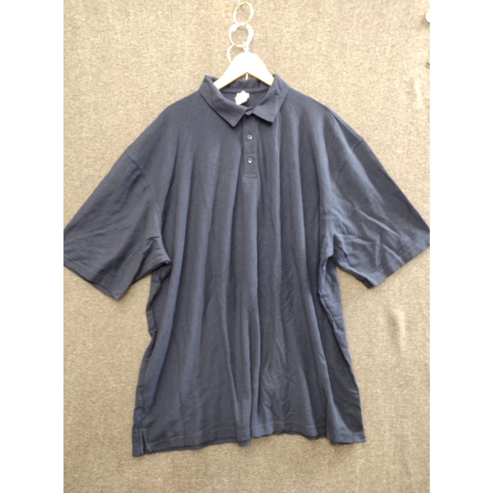 Gildan Gildan DryBlend Polo Shirt Navy 4XL Mens Polo Shirt Button-Up Short Sleeve Casual Sports Shirt Size US XXL / EU 58 / 5 - 2 Thumbnail