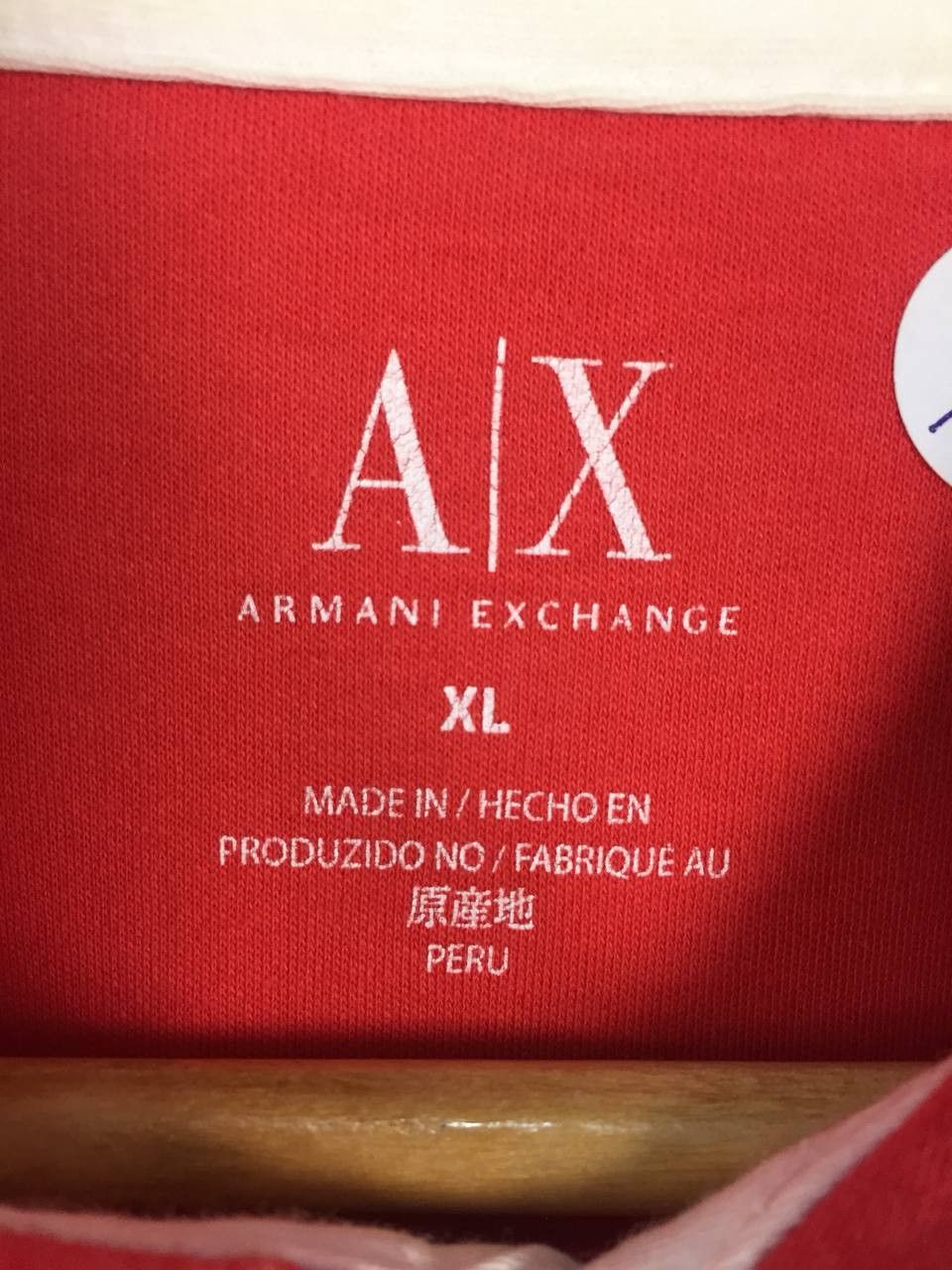 Armani Exchange Armani Exchange Luxury Brand Polo Tee Size US XL / EU 56 / 4 - 8 Thumbnail