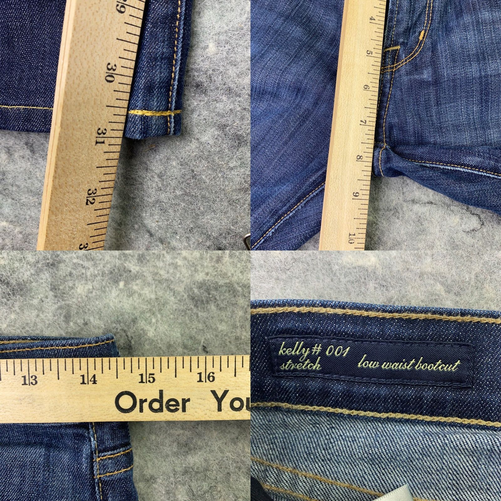 Citizens Of Humanity Citizens of Humanity Jeans Size 26 Blue Kelly Bootcut Low Rise Y2K Womens Size 26" / US 2 / IT 38 - 8 Thumbnail