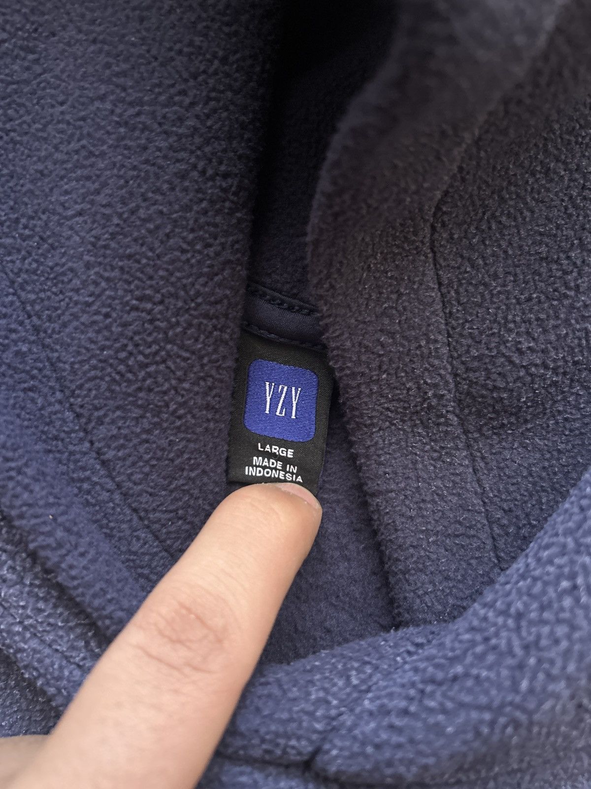Other Yzy polar fleece hoodie navy Size US L / EU 52-54 / 3 - 2 Thumbnail