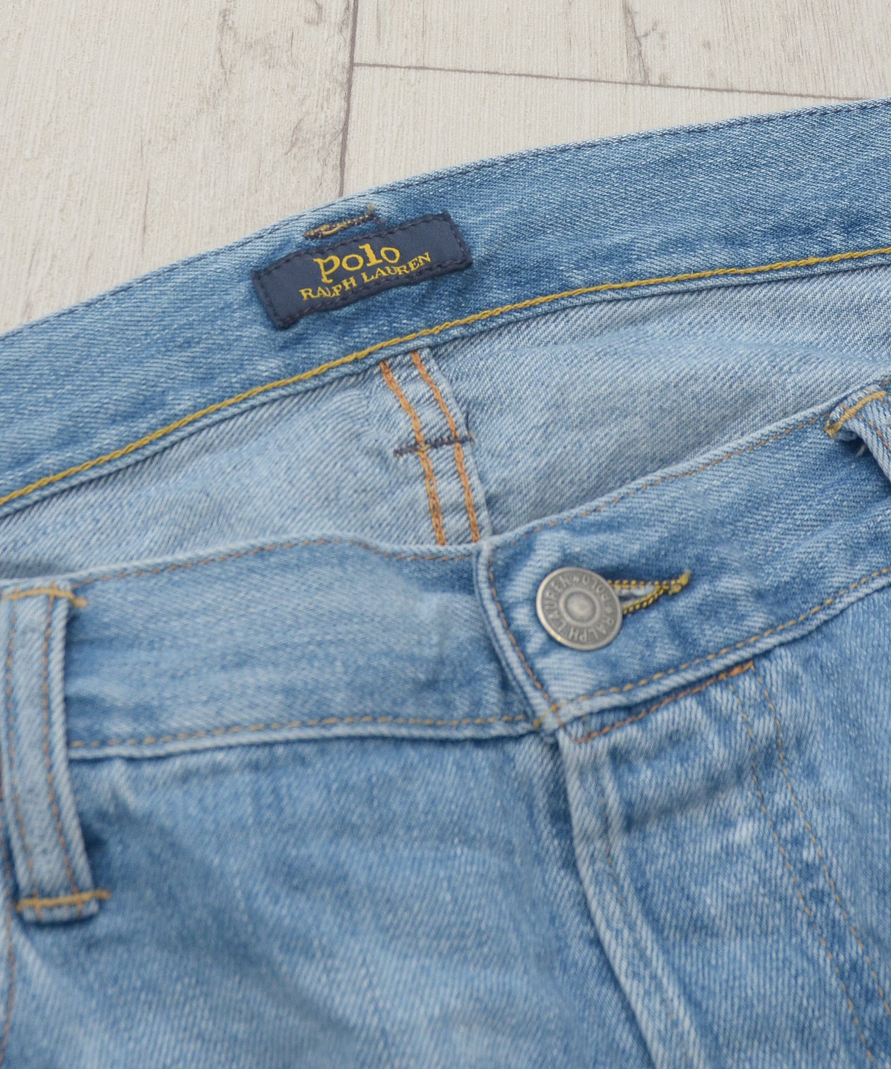 Polo Ralph Lauren × Ralph Lauren Polo Ralph Lauren Slim Distressed Wash Denim Jeans W36 L32 Size US 36 / EU 52 - 9 Thumbnail