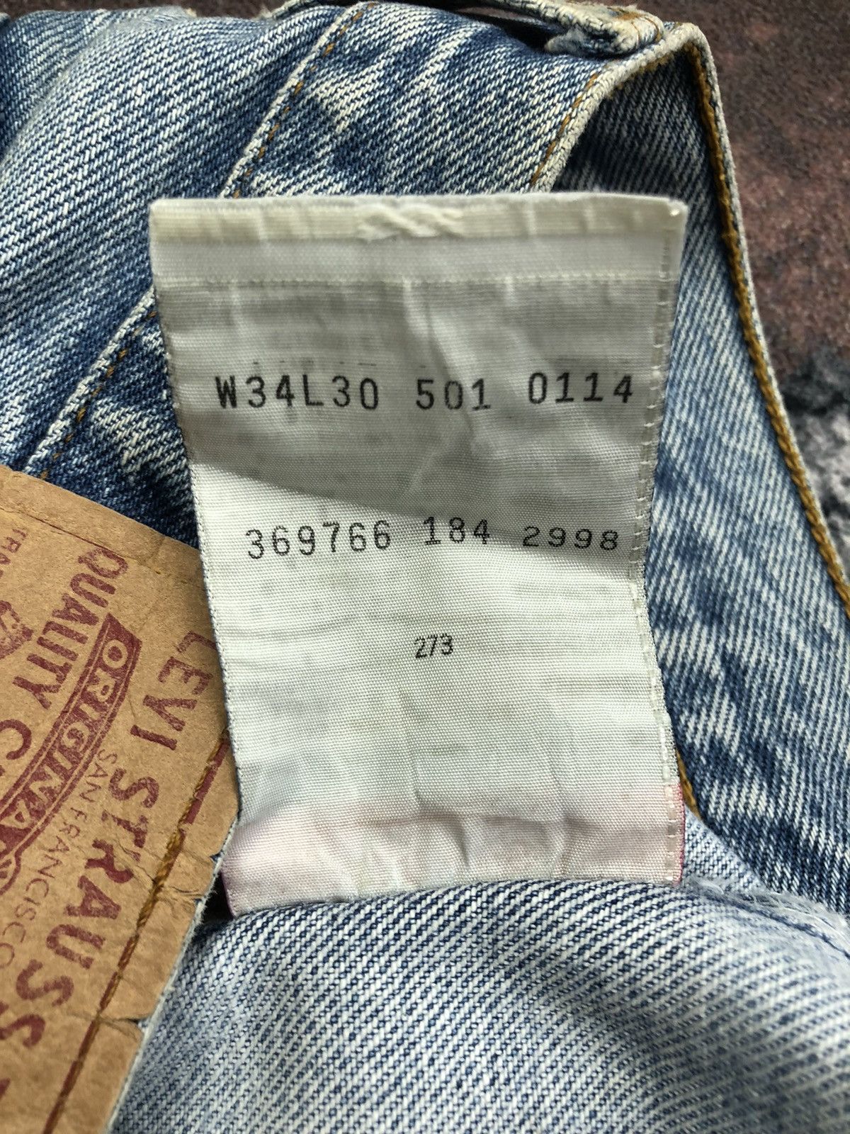Levi's Vintage Levi's 501 Ripped/Distressed Baggy Jeans Size US 34 / EU 50 - 18 Thumbnail