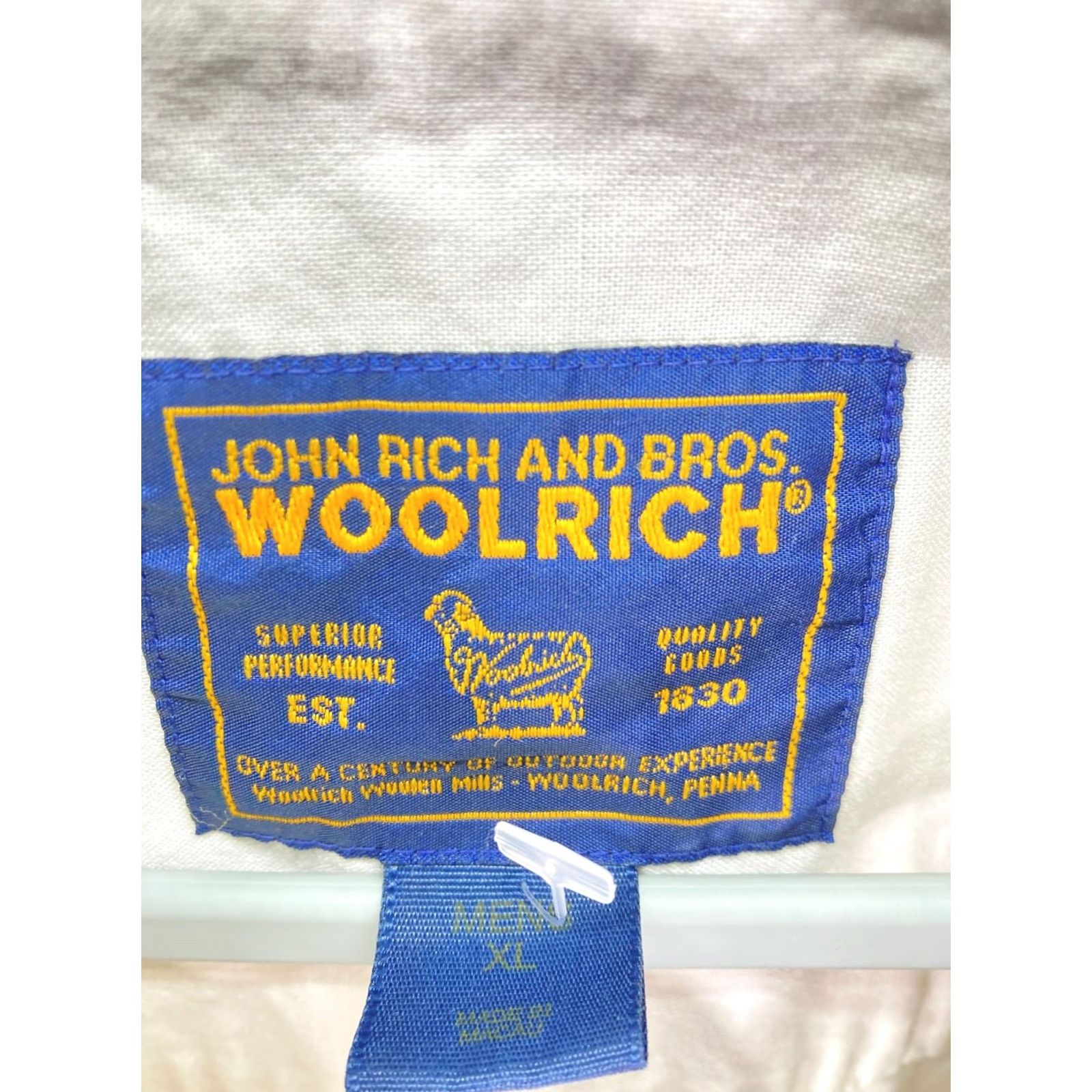 Vintage Woolrich Joshua Creek Ranch Shirt Men 2XL Beige Button-Up Embroidered Bird Logo Size US XXL / EU 58 / 5 - 6 Thumbnail
