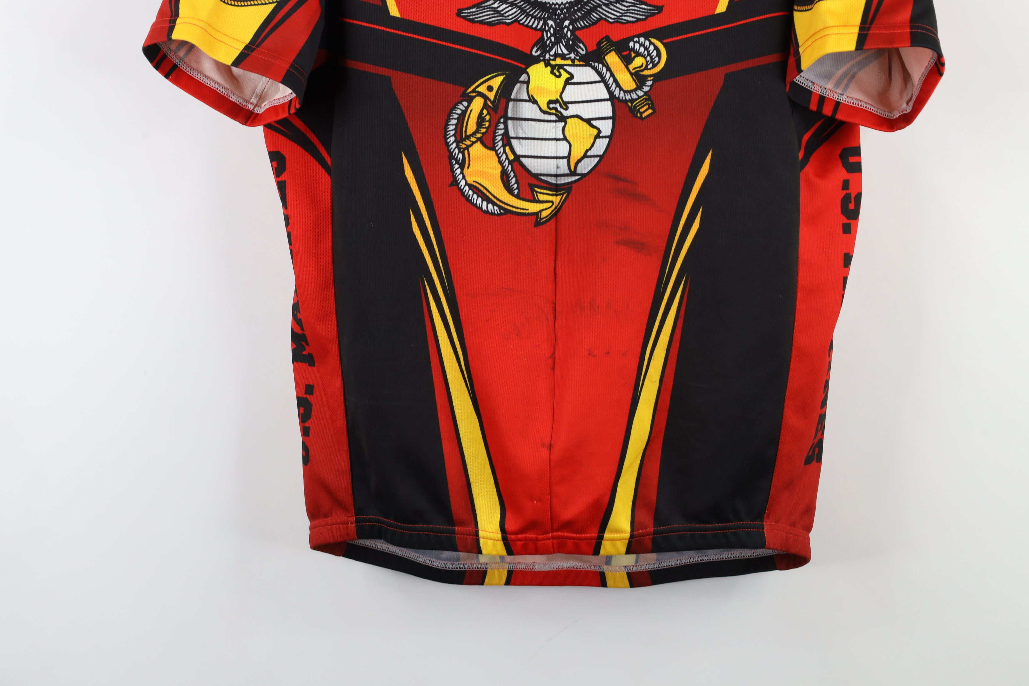 Vintage Vintage Primal US Marines All Over Print Cycling Jersey Size US L / EU 52-54 / 3 - 3 Thumbnail