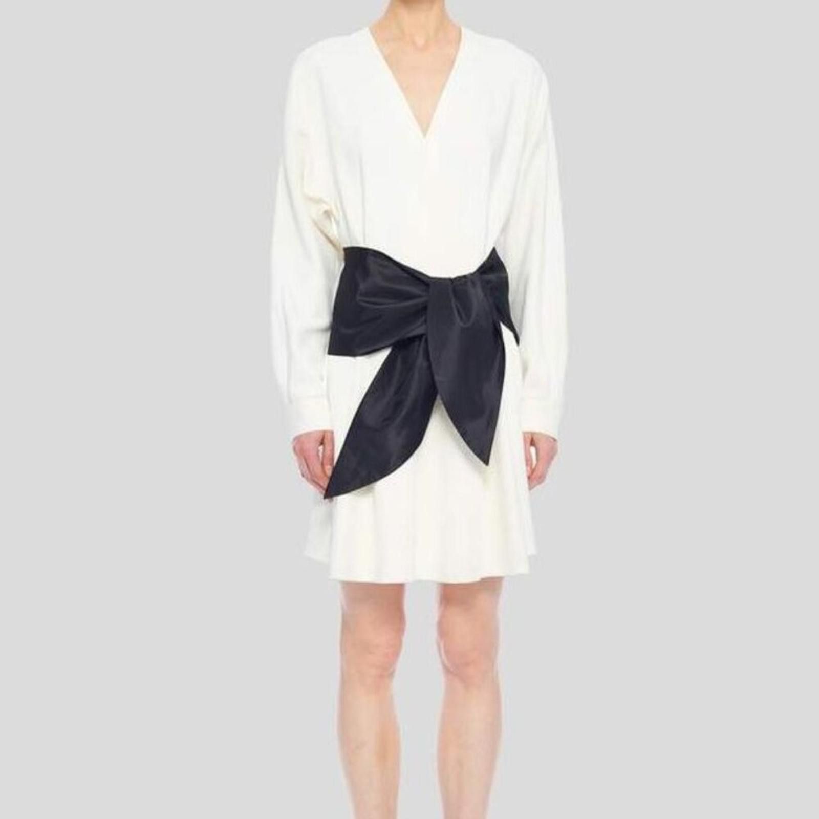 Tobias Birk Nielsen NWT Tibi Chalky Drape Tie Dress Size XS / US 0-2 / IT 36-38 - 8 Thumbnail