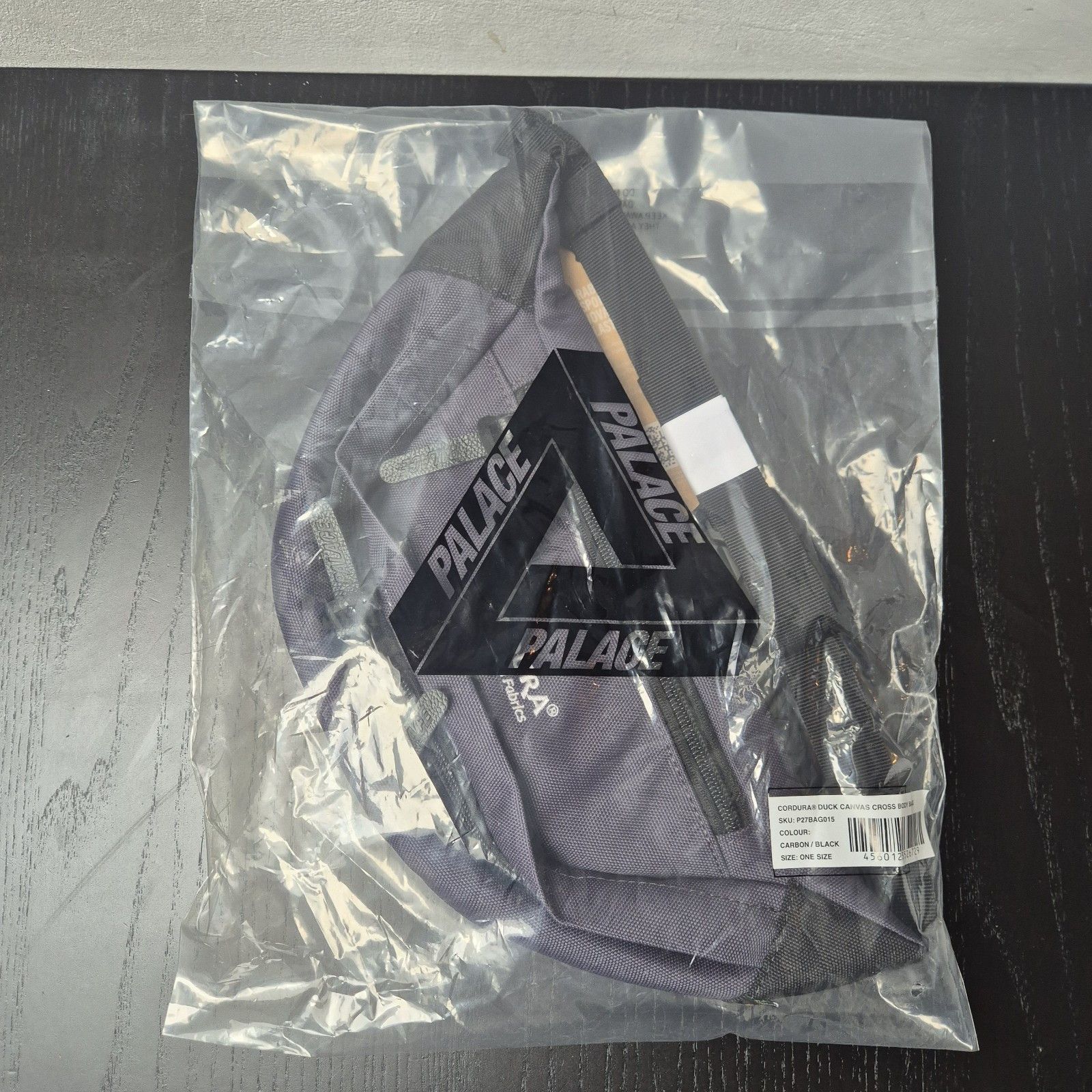 Palace Palace Cordura Duck Canvas Body Bag Black Brand New FW24 Size ONE SIZE - 8 Thumbnail