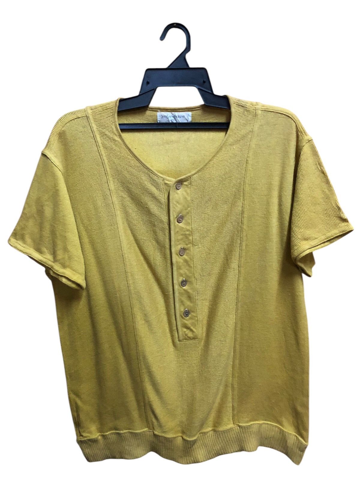 Yves Saint Laurent Yves Saint Laurent Paris Polos Round neck Half Button Shirt Size US M / EU 48-50 / 2 - 1 Thumbnail