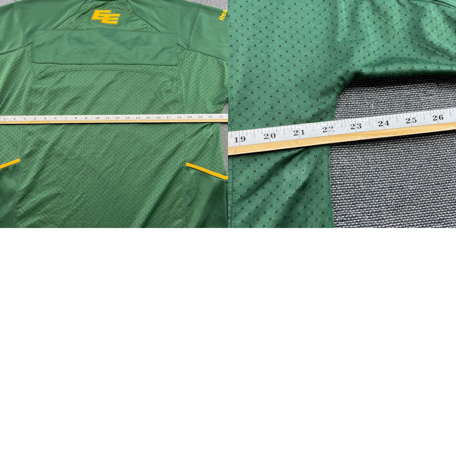 Reebok Edmonton Elks 2015 Mens Football Jersey Large Green CFL Reebok Adult Shirt) Size US L / EU 52-54 / 3 - 10 Thumbnail
