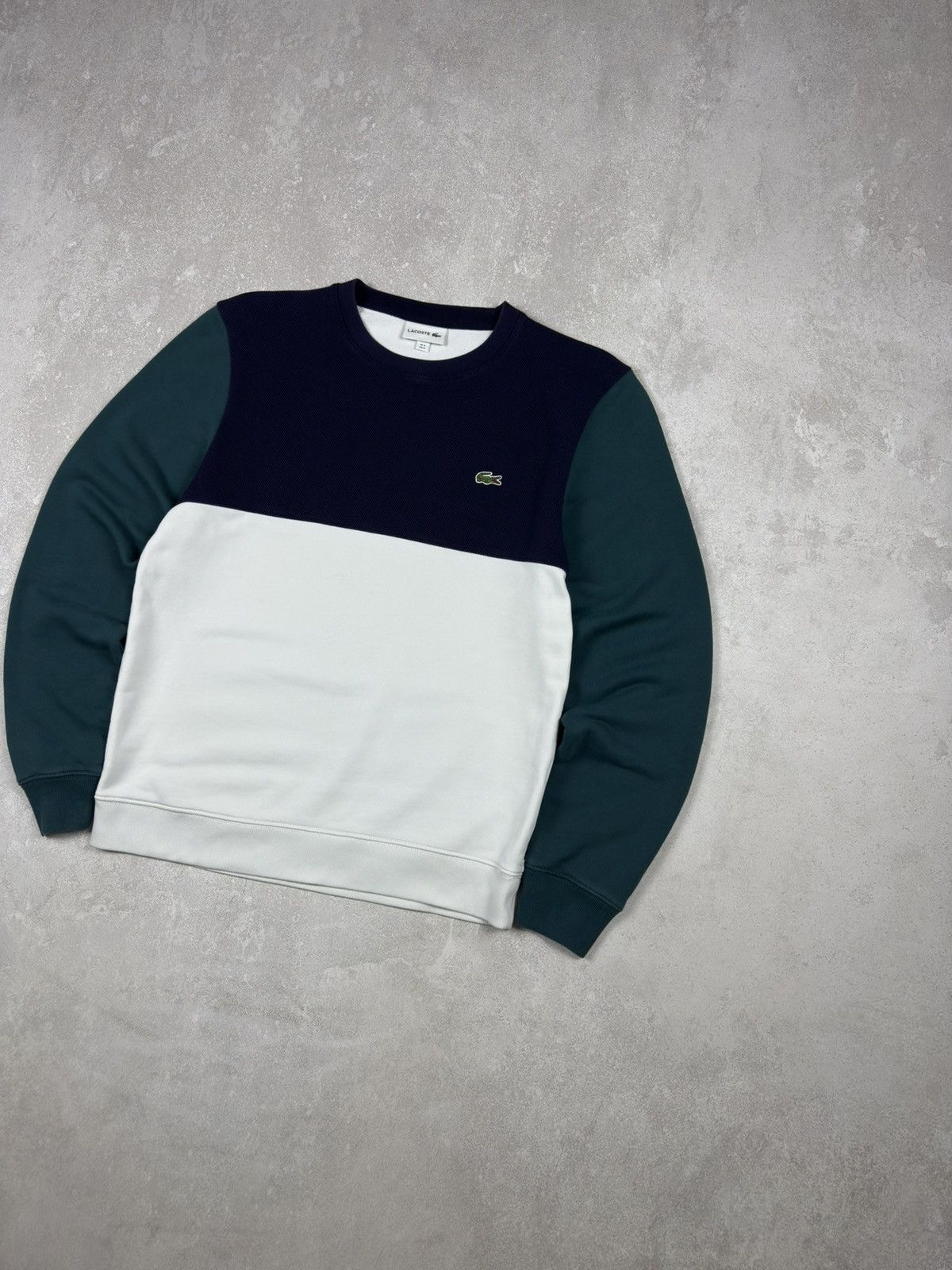Lacoste Lacoste Sweatshirt Colorblock Fleece Crew Neck Mens size M Size US M / EU 48-50 / 2 - 2 Thumbnail
