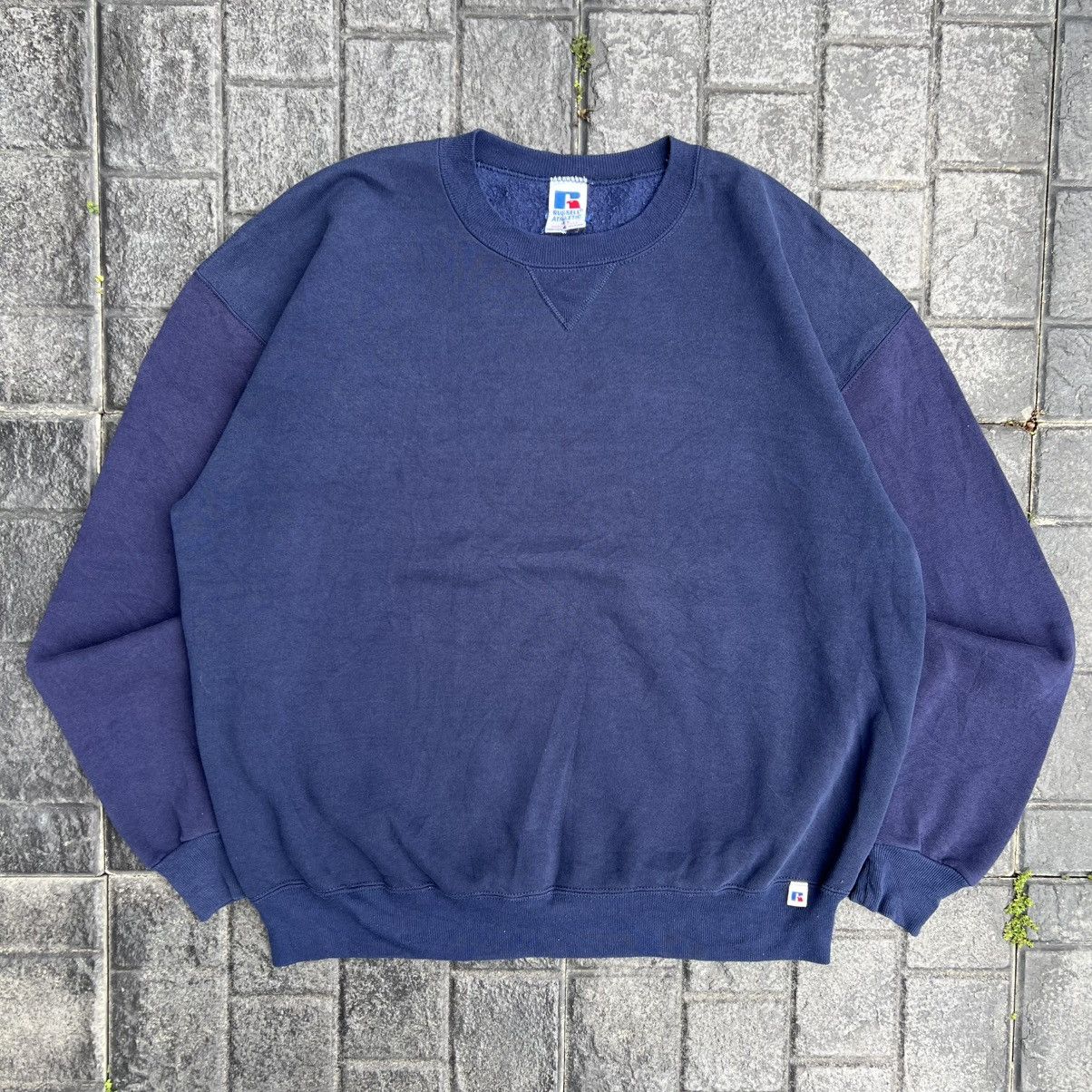 Fruit Of The Loom × Russell Athletic × Tultex Vintage 90’s Russell Athletic Sweater Size US XL / EU 56 / 4 - 1 Thumbnail
