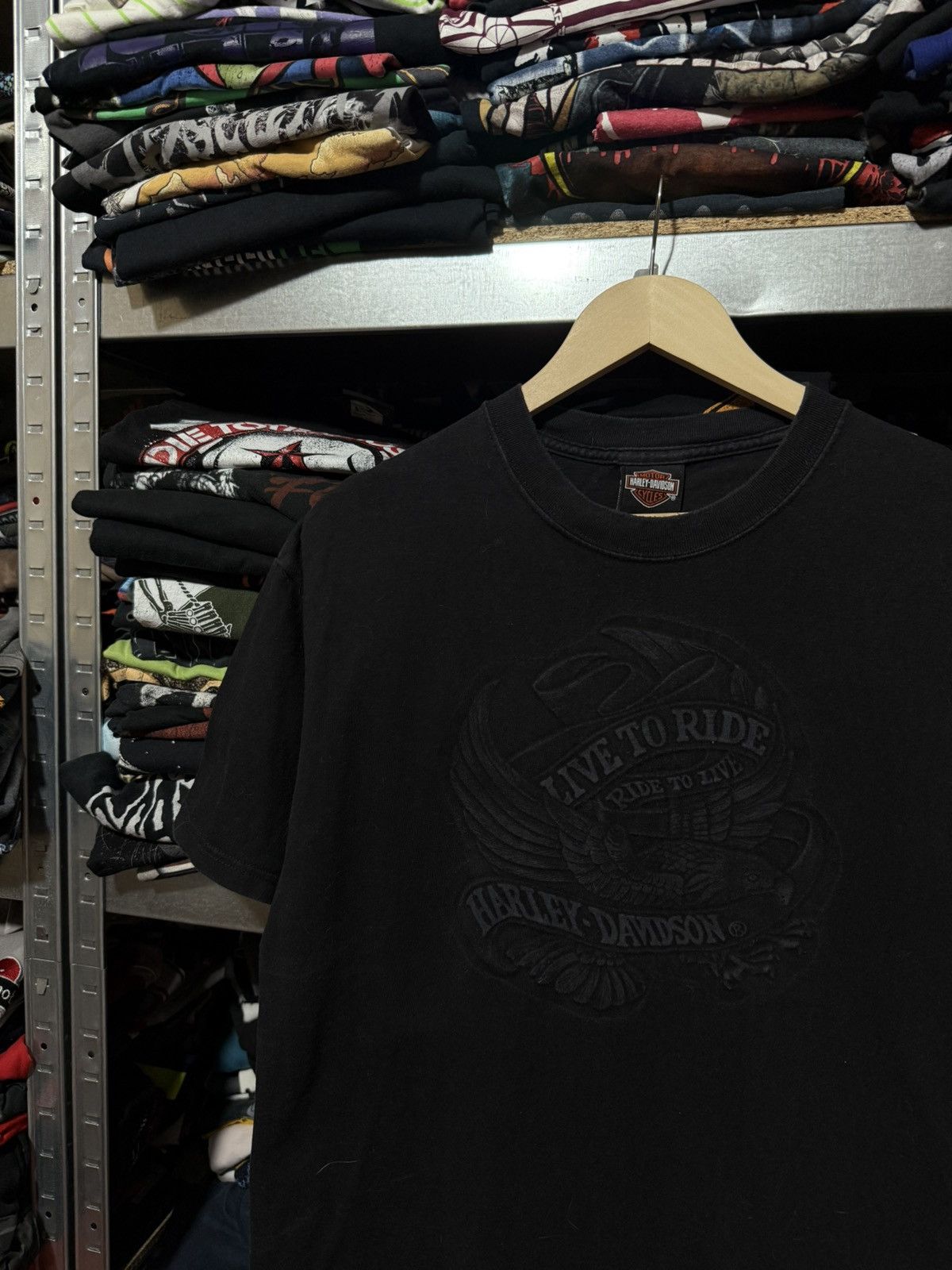 Vintage Vintage 2009 Harley Davidson Motorcycles Switzerland T-Shirt Size US L / EU 52-54 / 3 - 3 Thumbnail