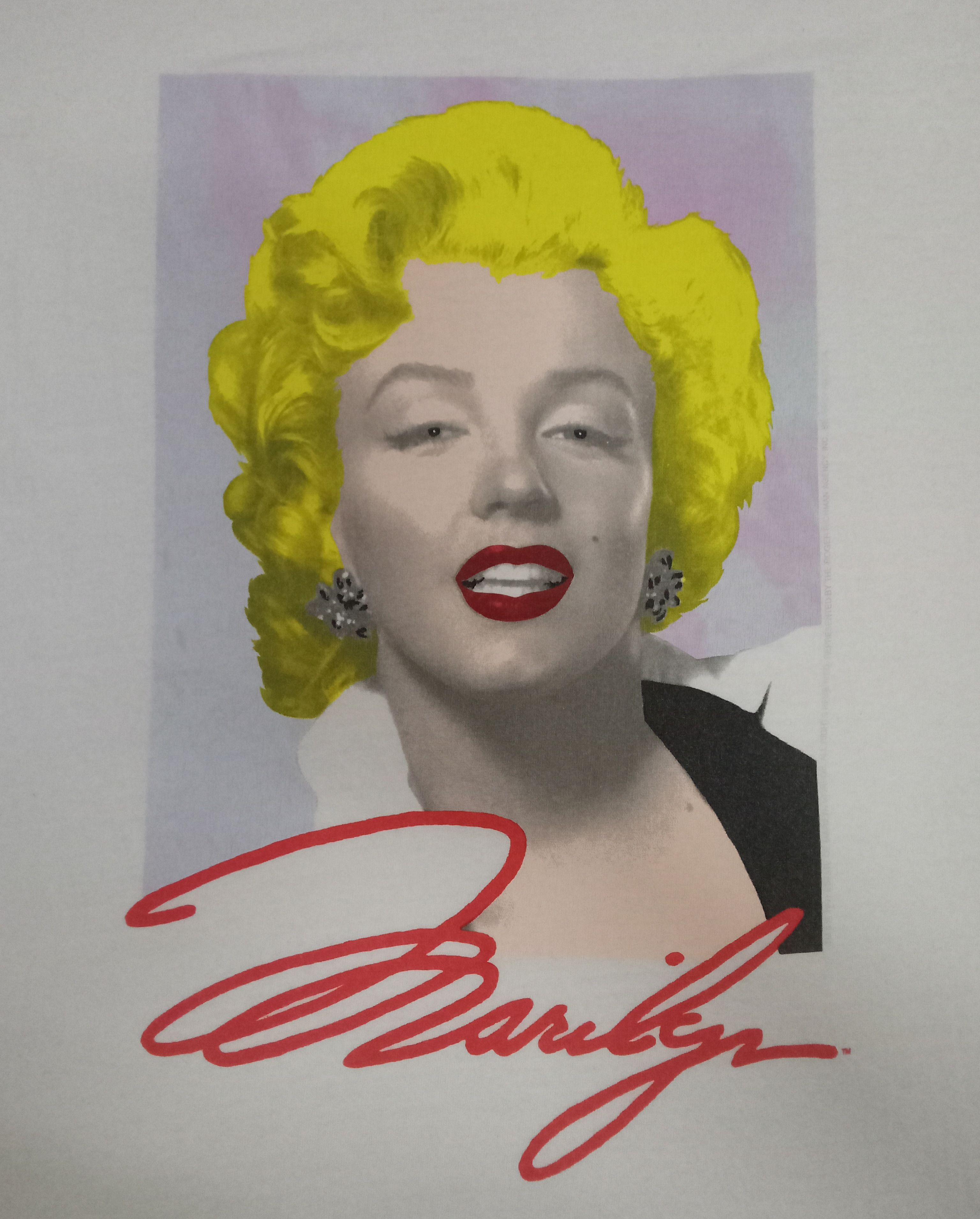 Band Tees Marilyn Monroe Vintage 1991 T Shirt Size US XL / EU 56 / 4 - 3 Thumbnail