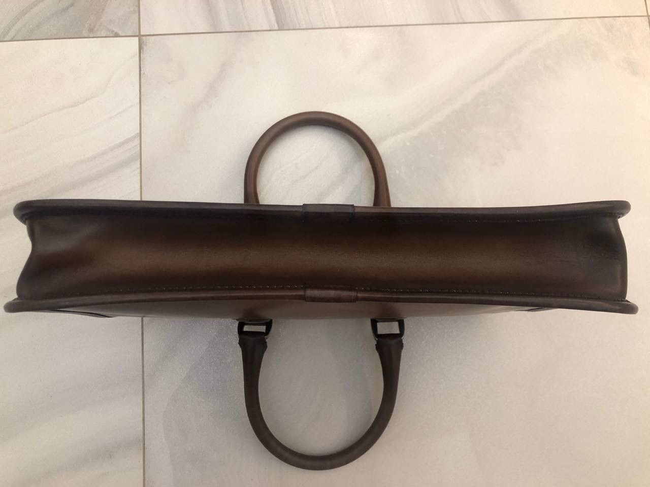 Berluti Berlui Berluti Brown Venezia Leather Deux Jours Briefcase Size ONE SIZE - 13 Thumbnail