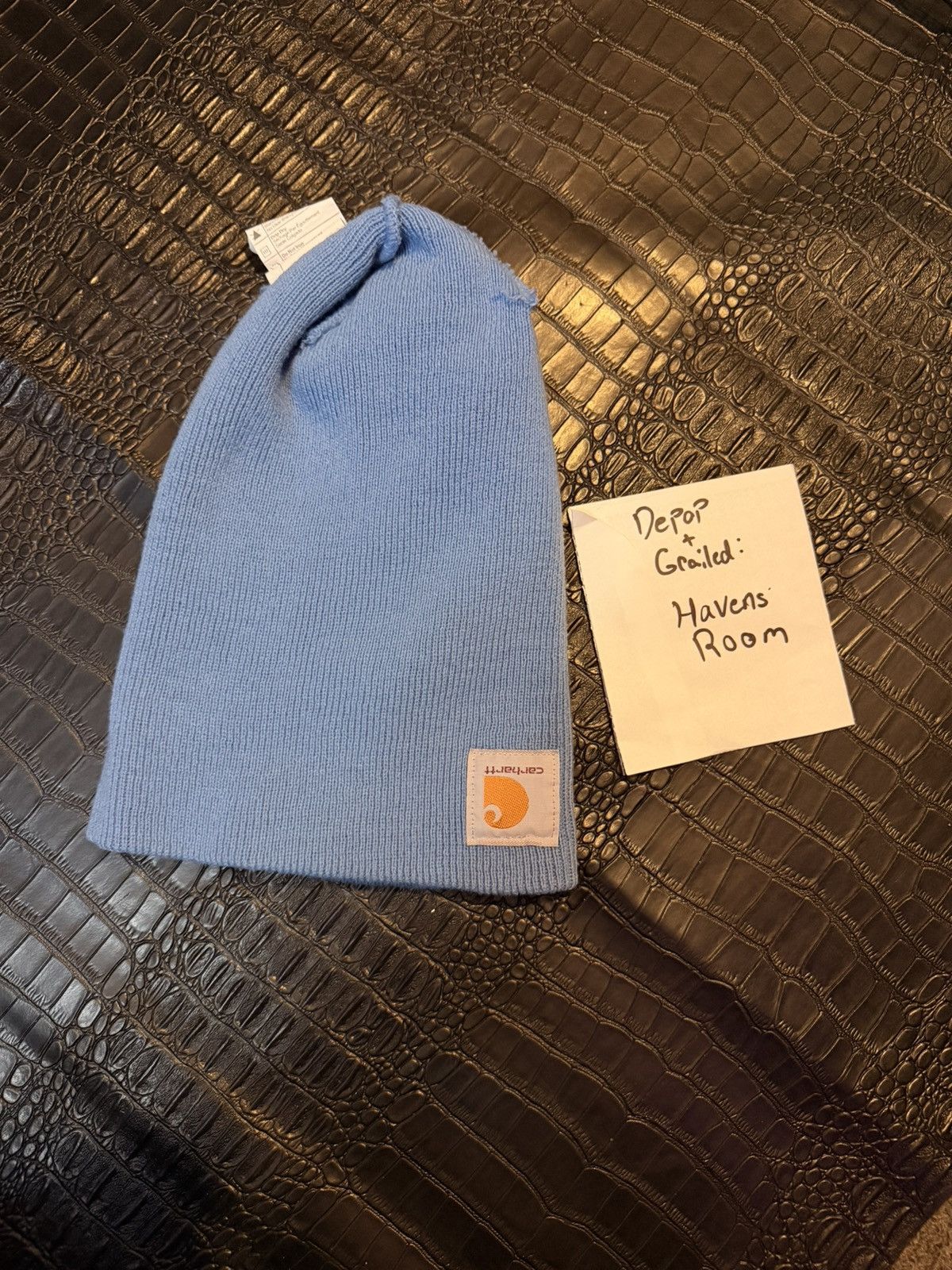 Carhartt Carhartt A18 Beanie – Light Blue (Made in Canada) Size ONE SIZE - 5 Thumbnail