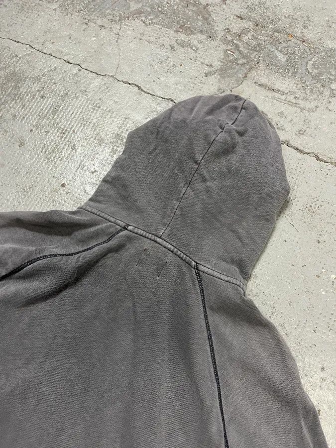 Acne Studios SS2012 Acne Studios Grey Faded Zip-up College Hoodie Size US M / EU 48-50 / 2 - 10 Thumbnail