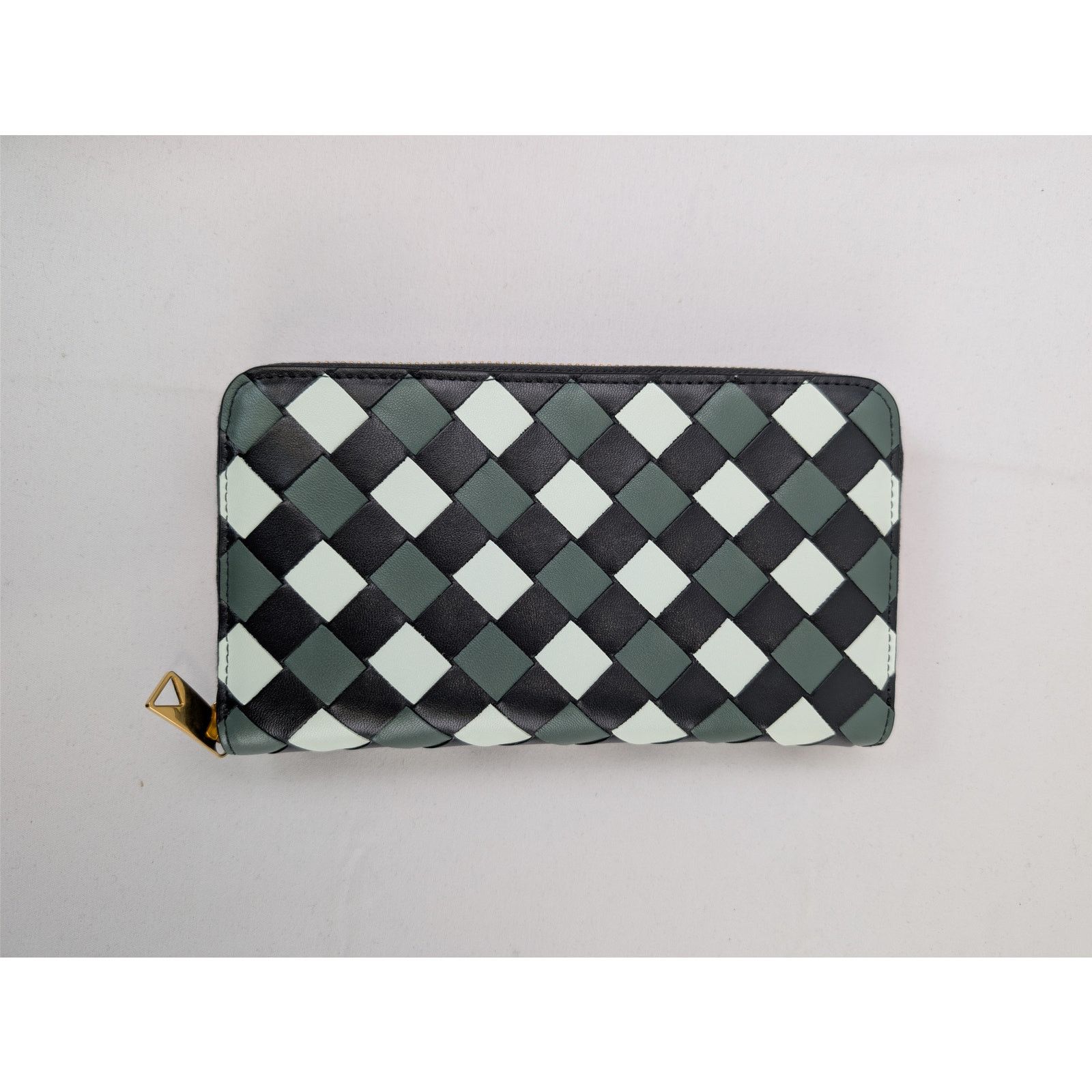 Bottega Veneta o1rshd1 Size:OS/ Intrecciato check leather zip-around wallet Size ONE SIZE - 4 Thumbnail