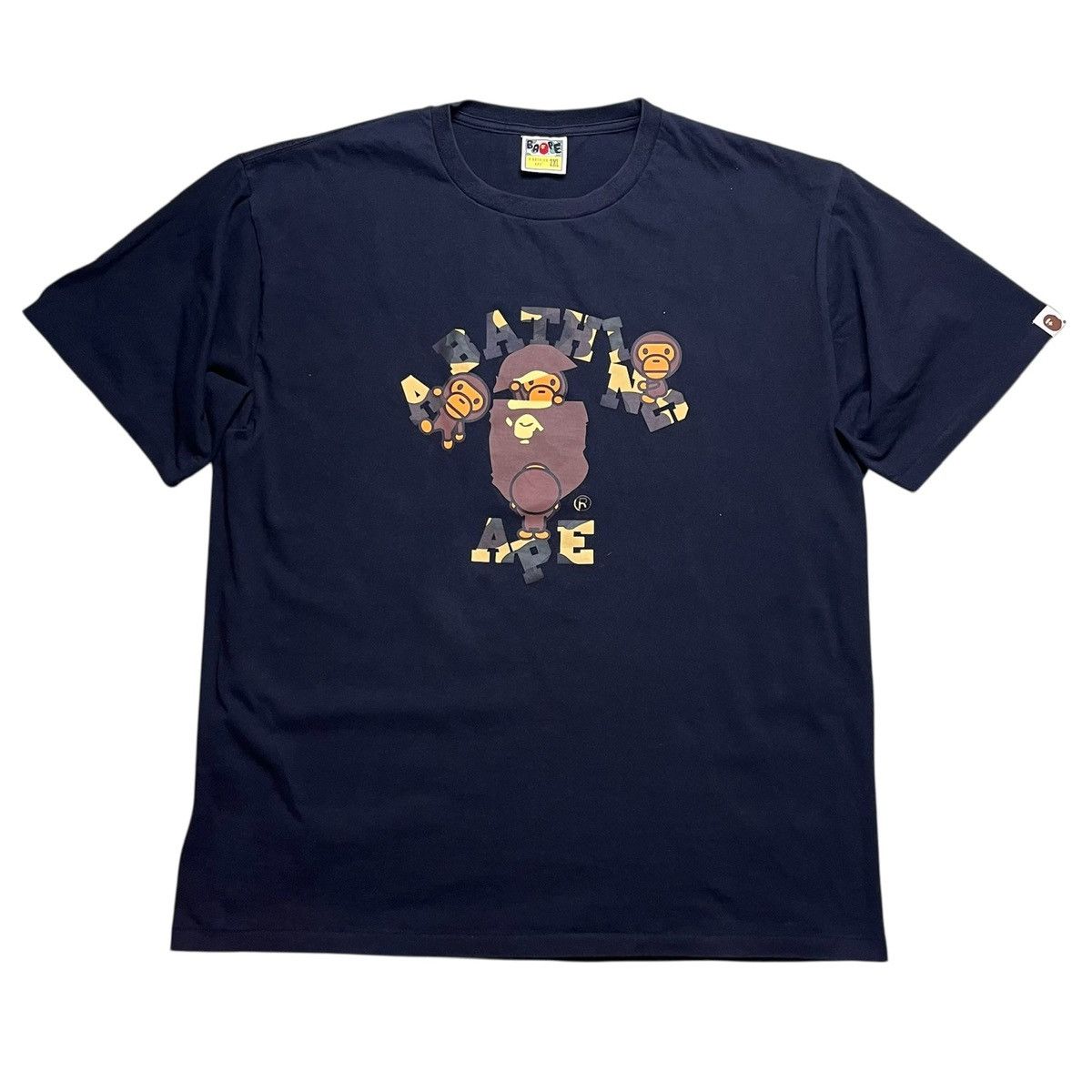 Bape Bape A Bathing Ape Camo Tee Size US XXL / EU 58 / 5 - 1 Thumbnail