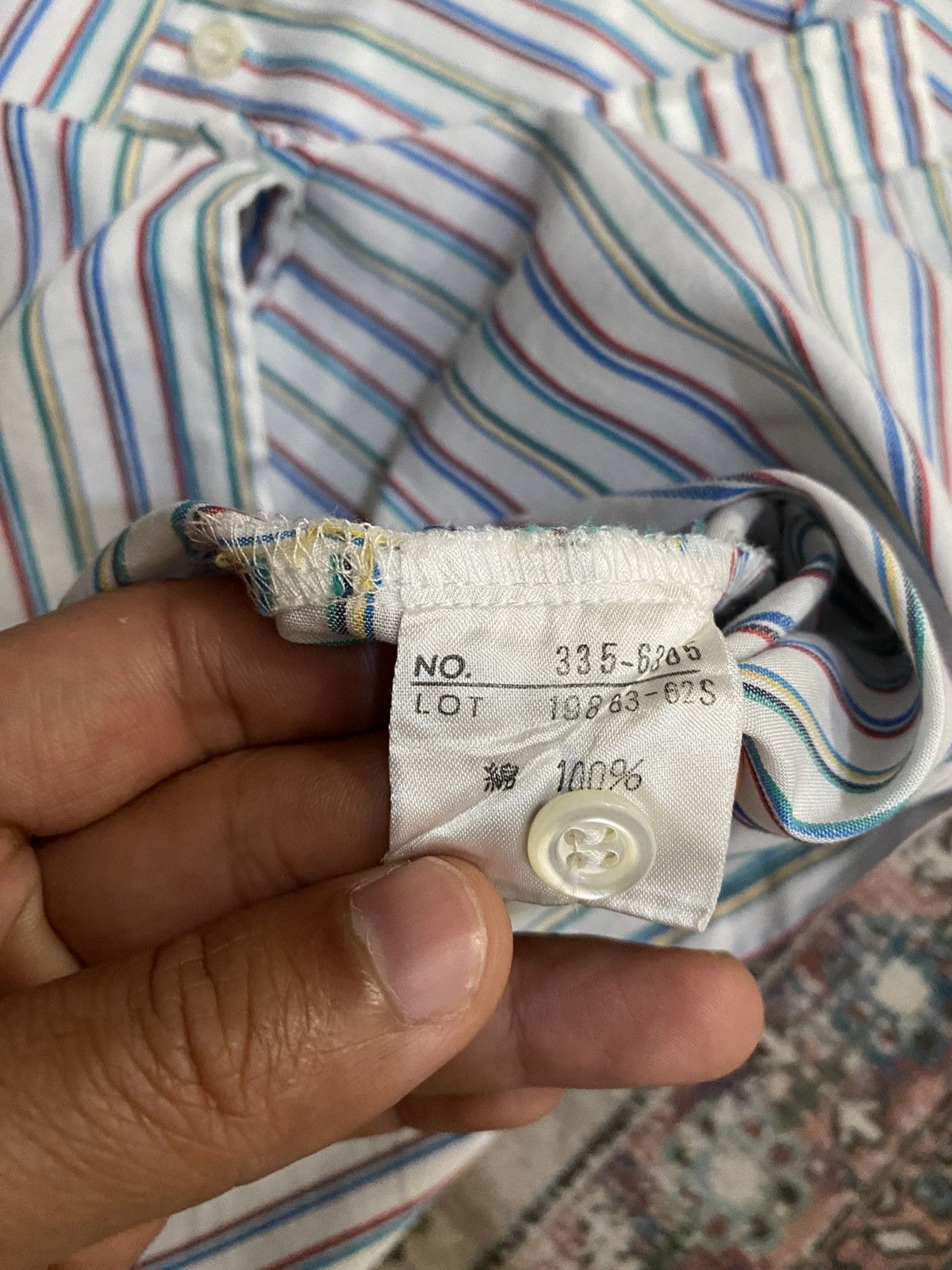 Vintage Kansai Yamamoto ProfumO Stripe Diamond Pocket Size US L / EU 52-54 / 3 - 6 Thumbnail