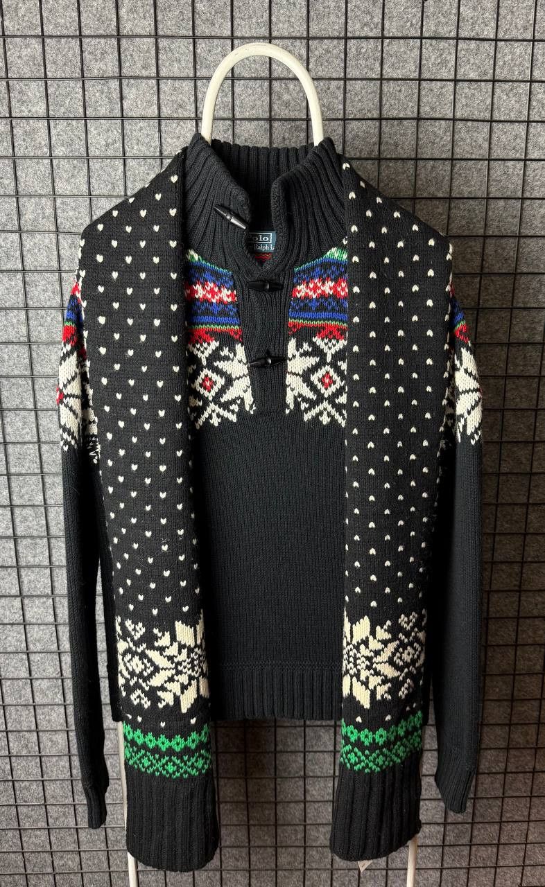 Ralph Lauren Ralph Lauren 5G Ls Toggle Mock NK Snowflake Scarf suit Size US S / EU 44-46 / 1 - 7 Thumbnail