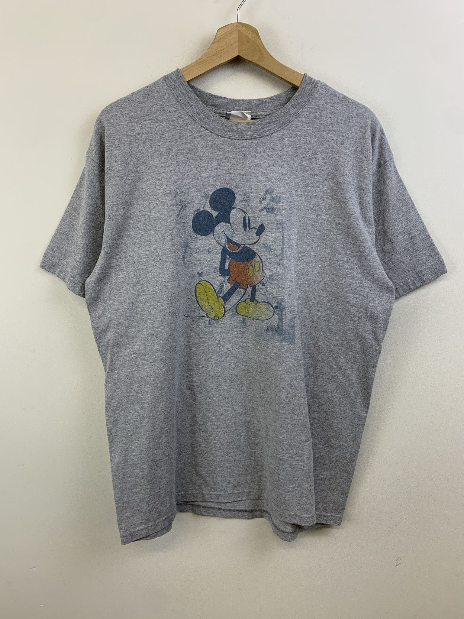 Disney Vintage Disney Tee Mickey Mouse Animation Sketch Tee Size L Size US L / EU 52-54 / 3 - 1 Thumbnail