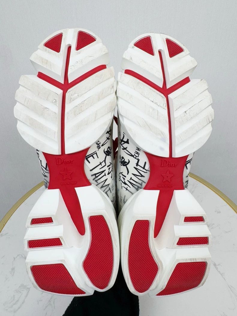 Dior Dior Dad Sneakers with Red Laces-2505 Size US 5.5 / IT 35.5 - 8 Thumbnail