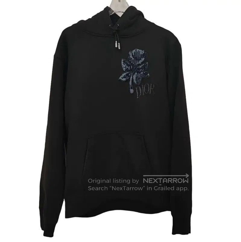 Dior Dior Men's Black Cotton Blend Hoodie . Size US S / EU 44-46 / 1 - 1 Thumbnail