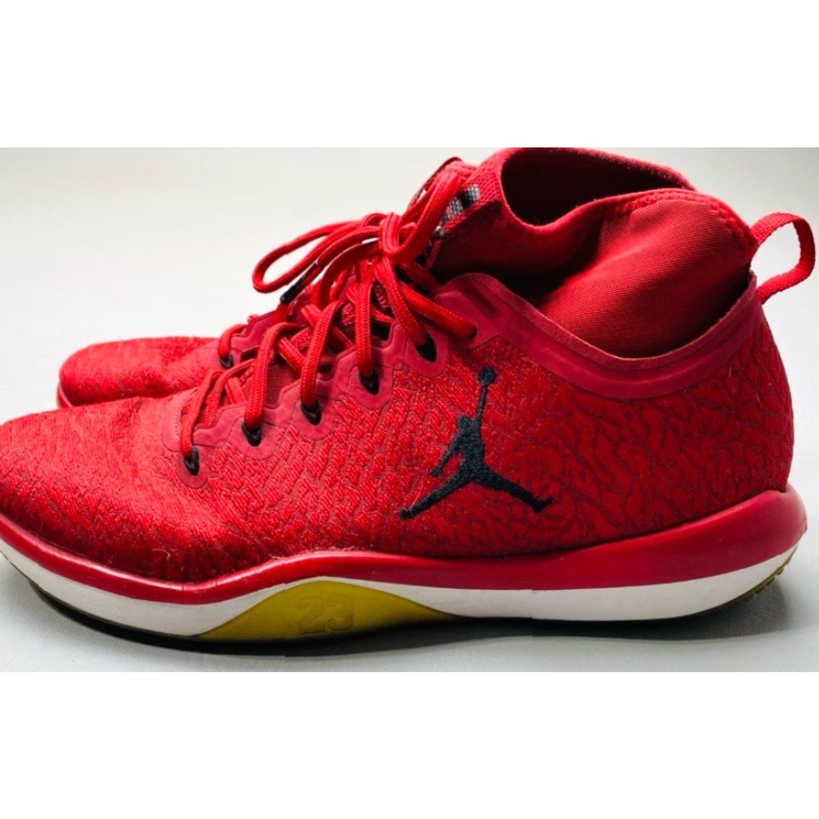 Jordan Brand Nike Air Jordan Trainer 1 845402-605 Mens 13 Red Basketball Sneakers 1317 Size US 13 / EU 46 - 3 Thumbnail