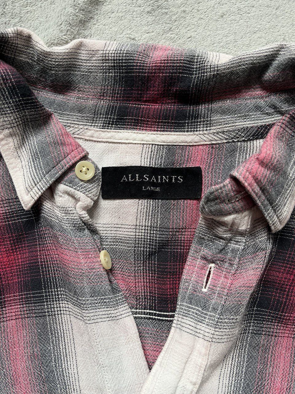 Allsaints All Saints checkered shirt YSL style Size US L / EU 52-54 / 3 - 3 Thumbnail