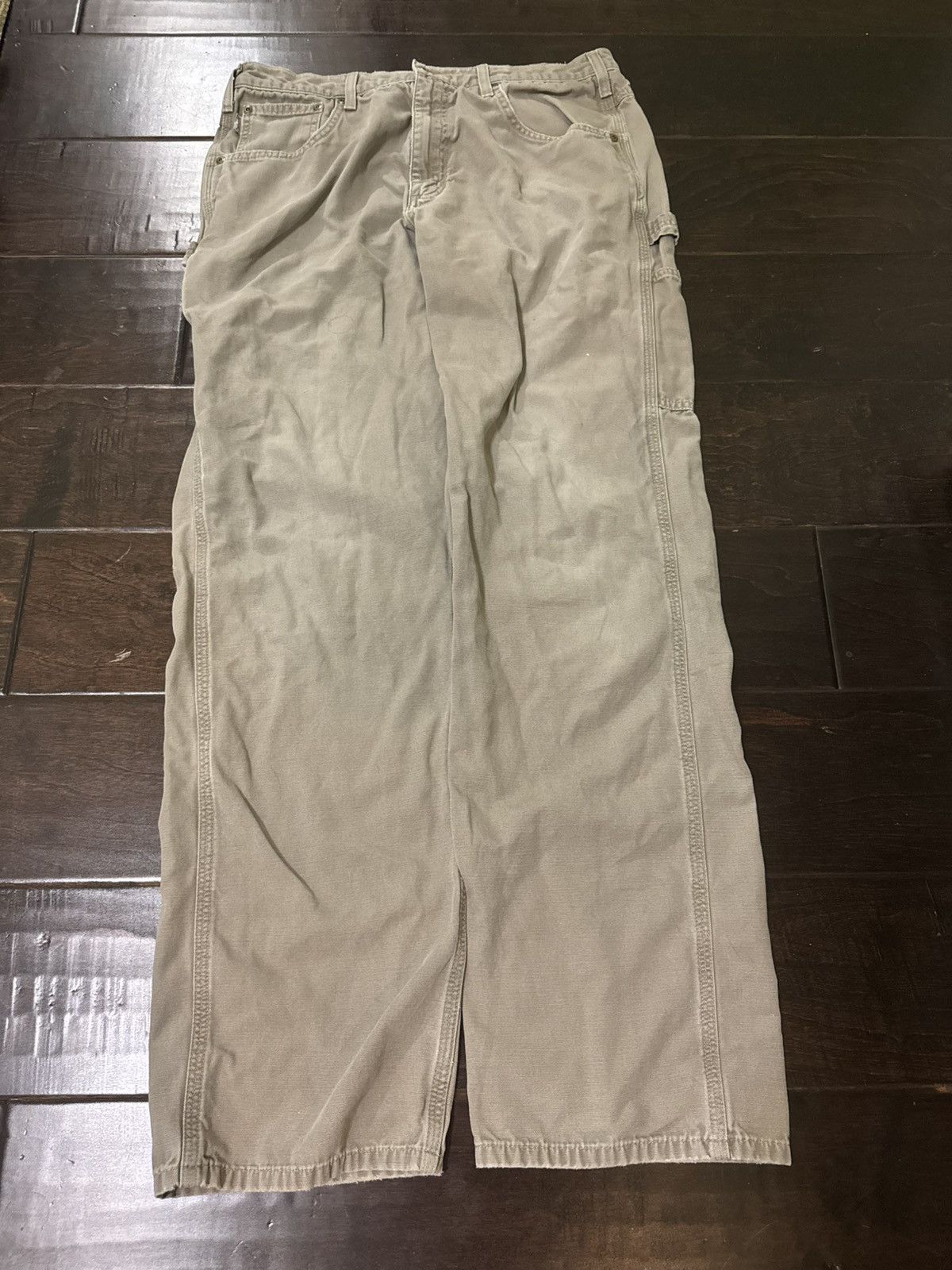 Carhartt × Vintage Vintage Grey Carhartt Pants Size US 34 / EU 50 - 1 Thumbnail