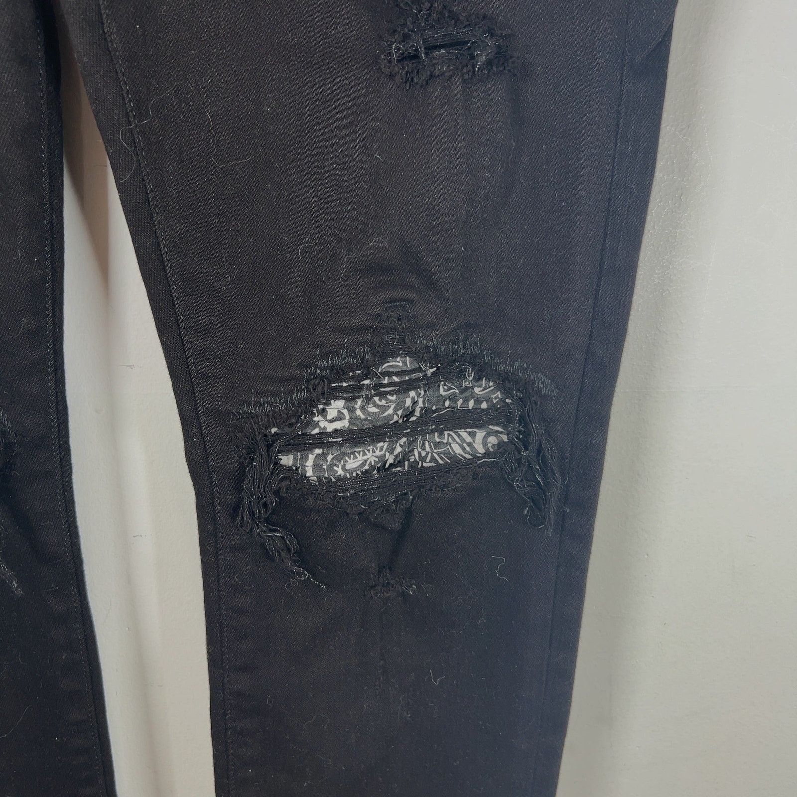 Amiri Amiri MX1 White/Black Bandana Jeans Size US 34 / EU 50 - 5 Thumbnail